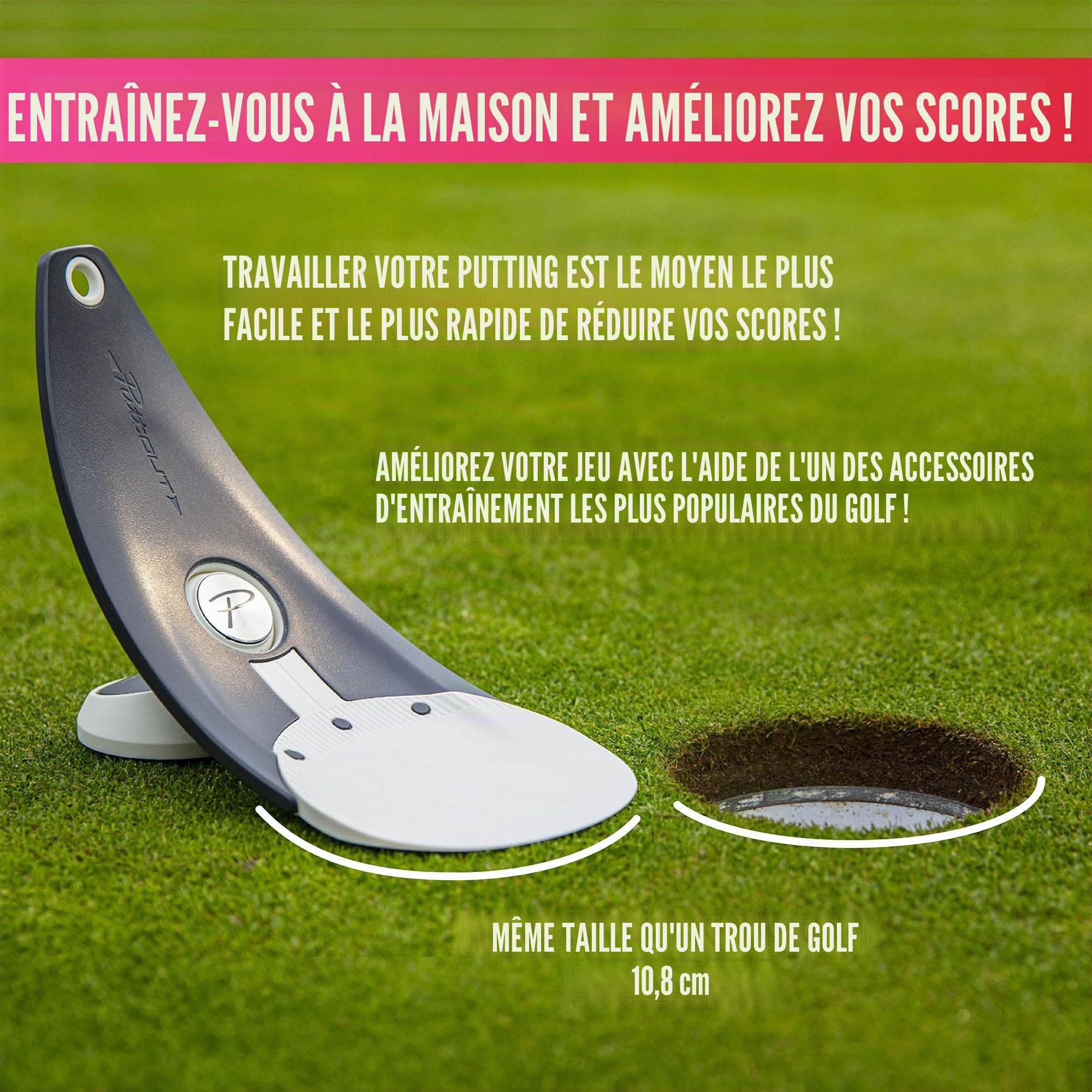 PuttOut Entraîneur de Putt à Pression, Golf