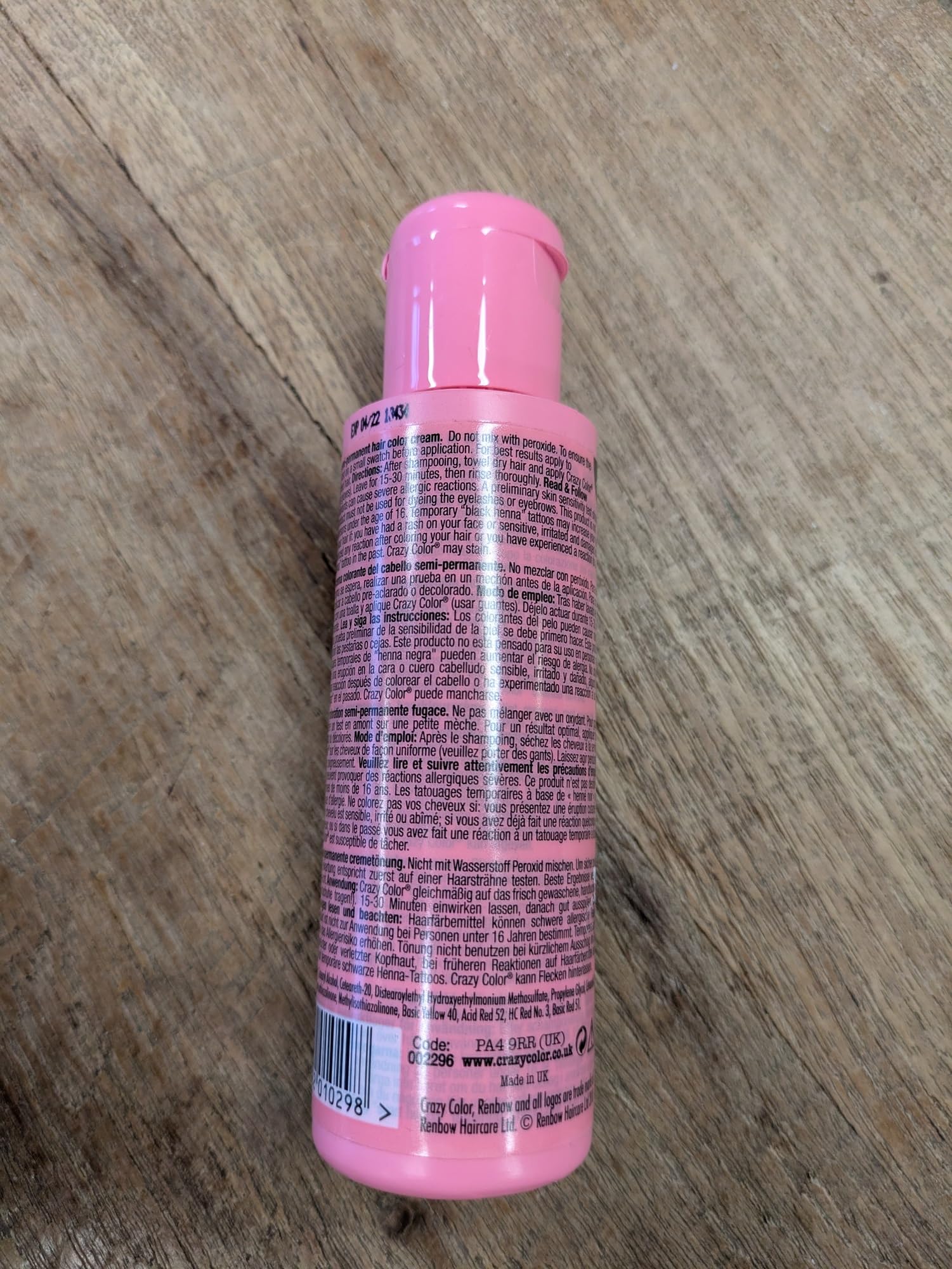 Crazy Color Capri Blue no 44, 100ml X2