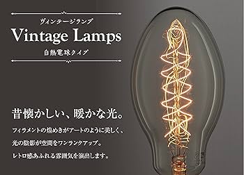 Amazon | 舶用電球 ヴィンテージランプ 白熱電球タイプ 40W