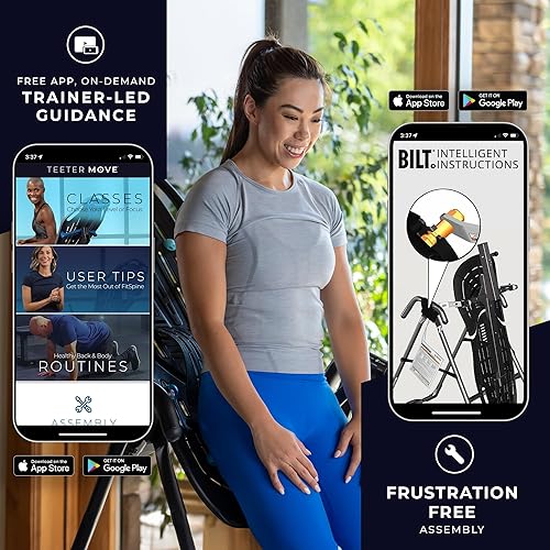 Miniatura 6 de TEETER Mesa de inversión EP-560 con accesorios para aliviar el dolor de espalda, registrada por la FDA, certificado de seguridad UL, capacidad de