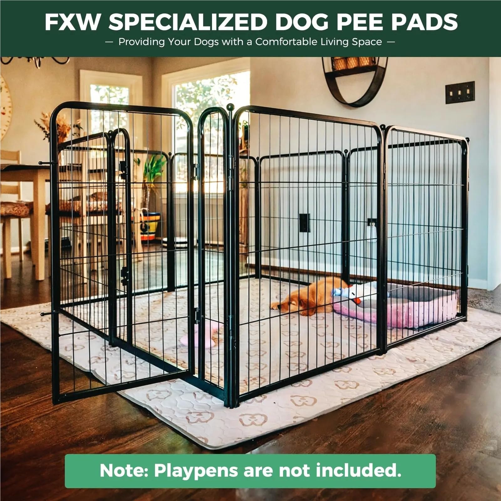 Almohadillas Reutilizables Para Perros Almohadillas lavables for orinar for perros, almohadillas for cachorros con súper absorbentes for jaula, entrenamiento, sofá/cama, Alfombra Perro(71inch x 43inch