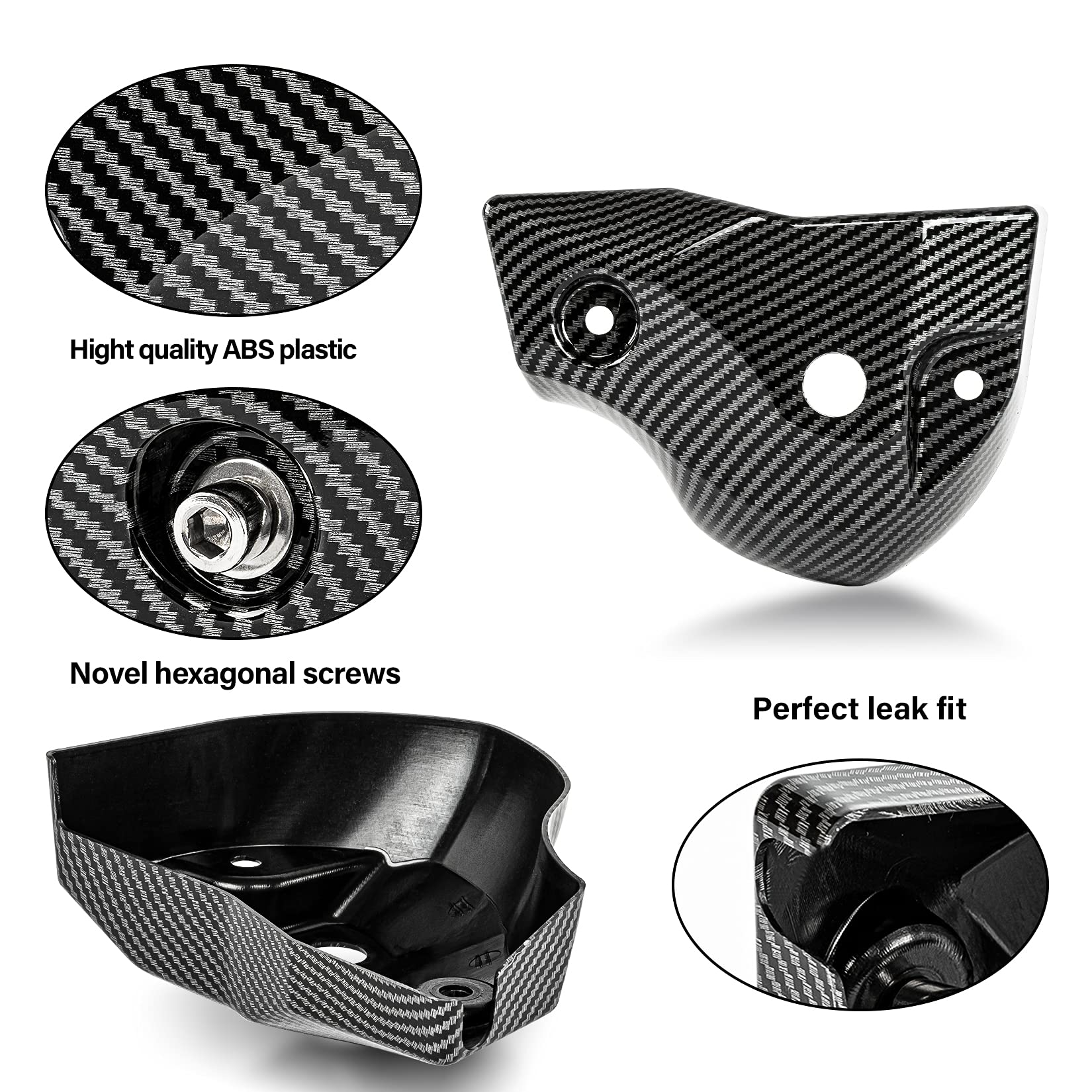 Coperchio Pompa Freno Posteriore, PSLER Protezione in Fibra di Carbonio Della Pinza del Ponte Posteriore del Motociclo per X-ADV 300 X-ADV 750 X-ADV 1000 2017-2021