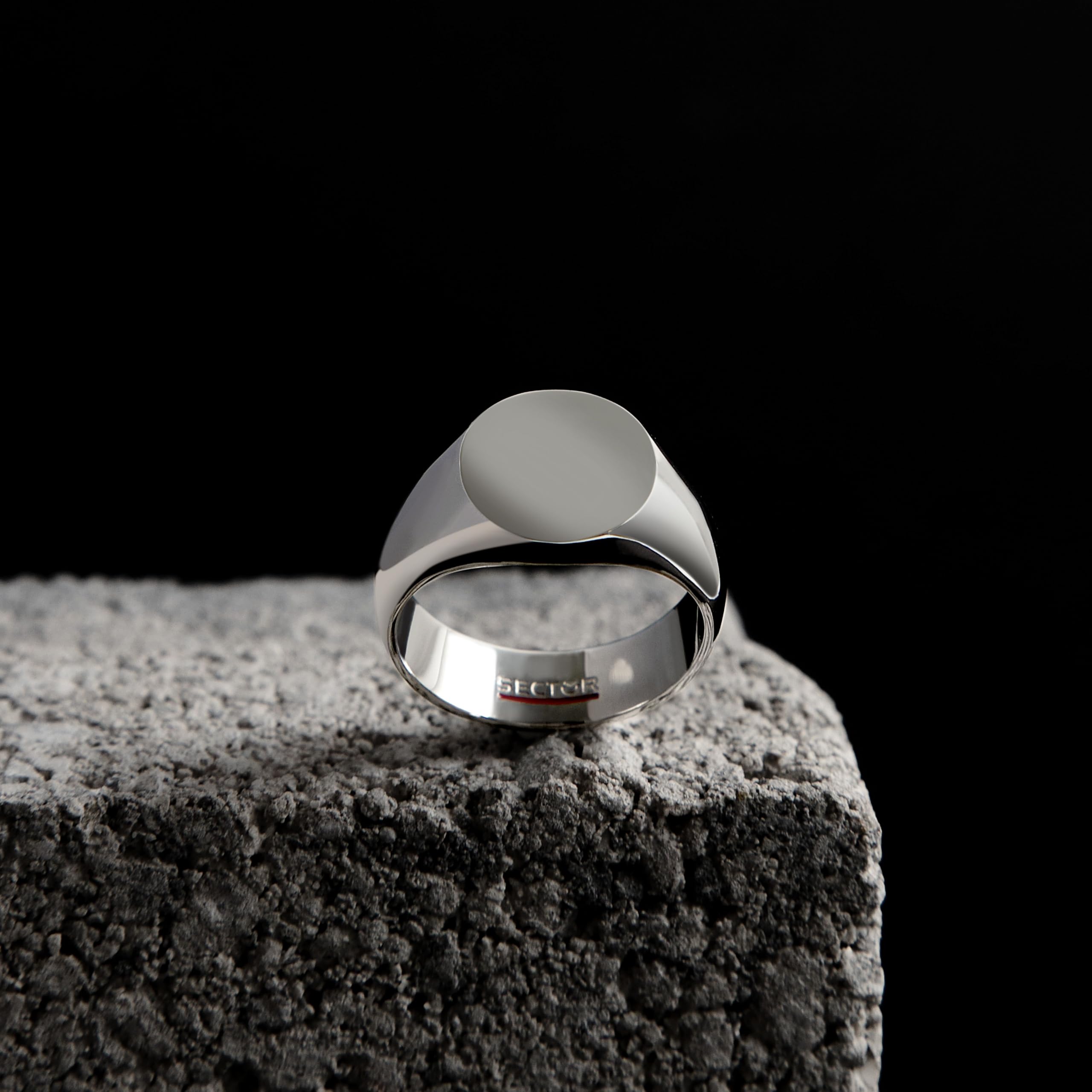 Sector No Limits Anello Uomo in Acciaio, Collezione BASIC