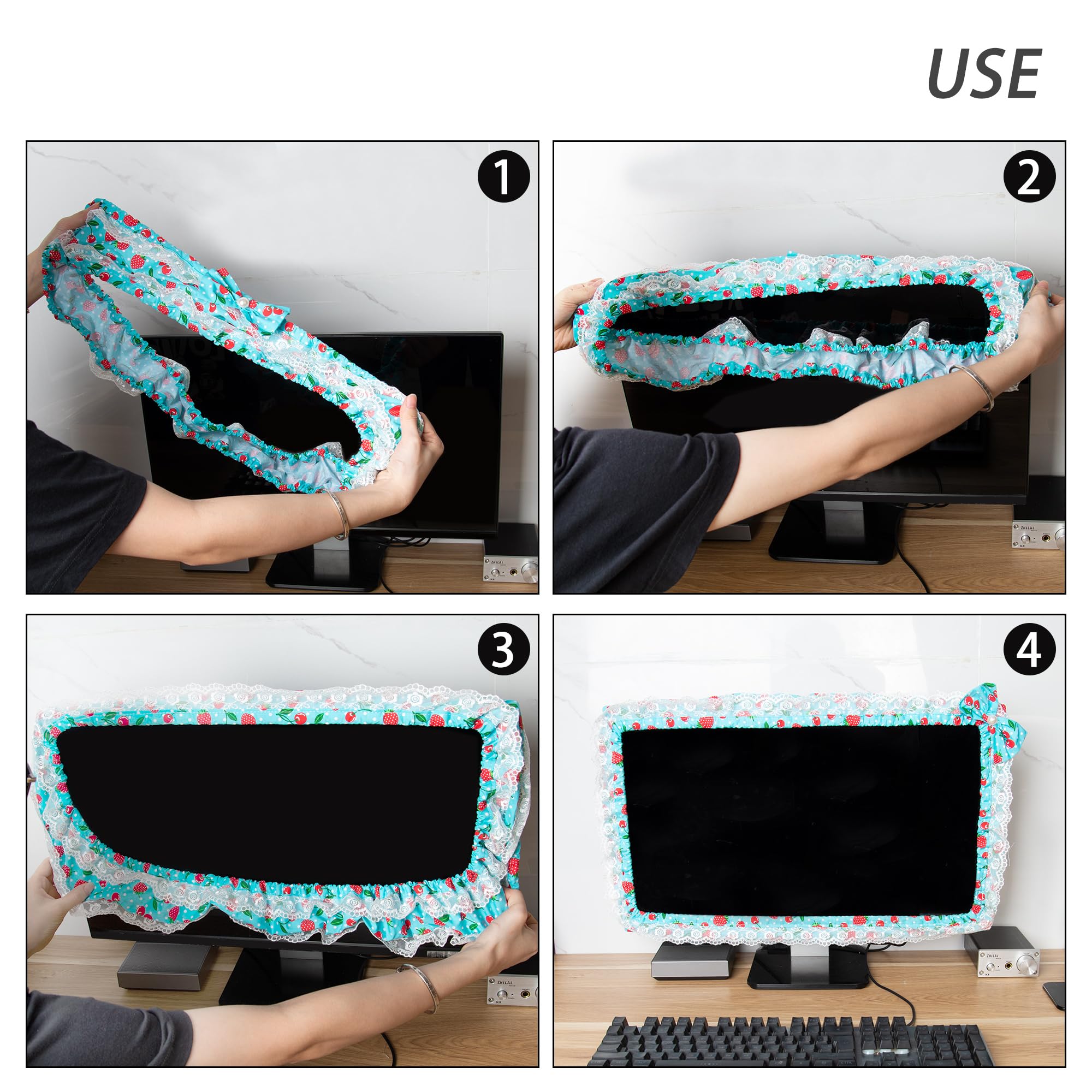 Amazon.co.jp: Kingshion 24~27インチ 可愛いコンピューターモニター