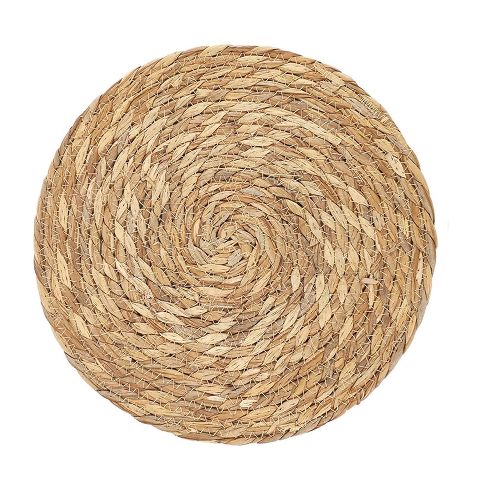 Tovaglietta In Rattan Set Di 6 Tovagliette In Rattan Naturale Intrecciato A | Set Di Sottopiatti Per Cucina Casa Patio Giardino Picnic Campeggio Matrimonio F