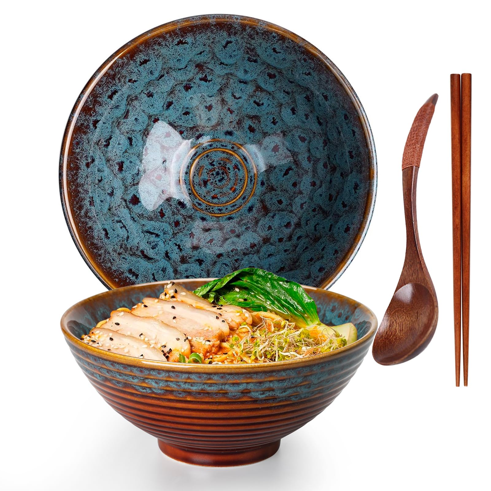 bol ramen céramique avec cuillère