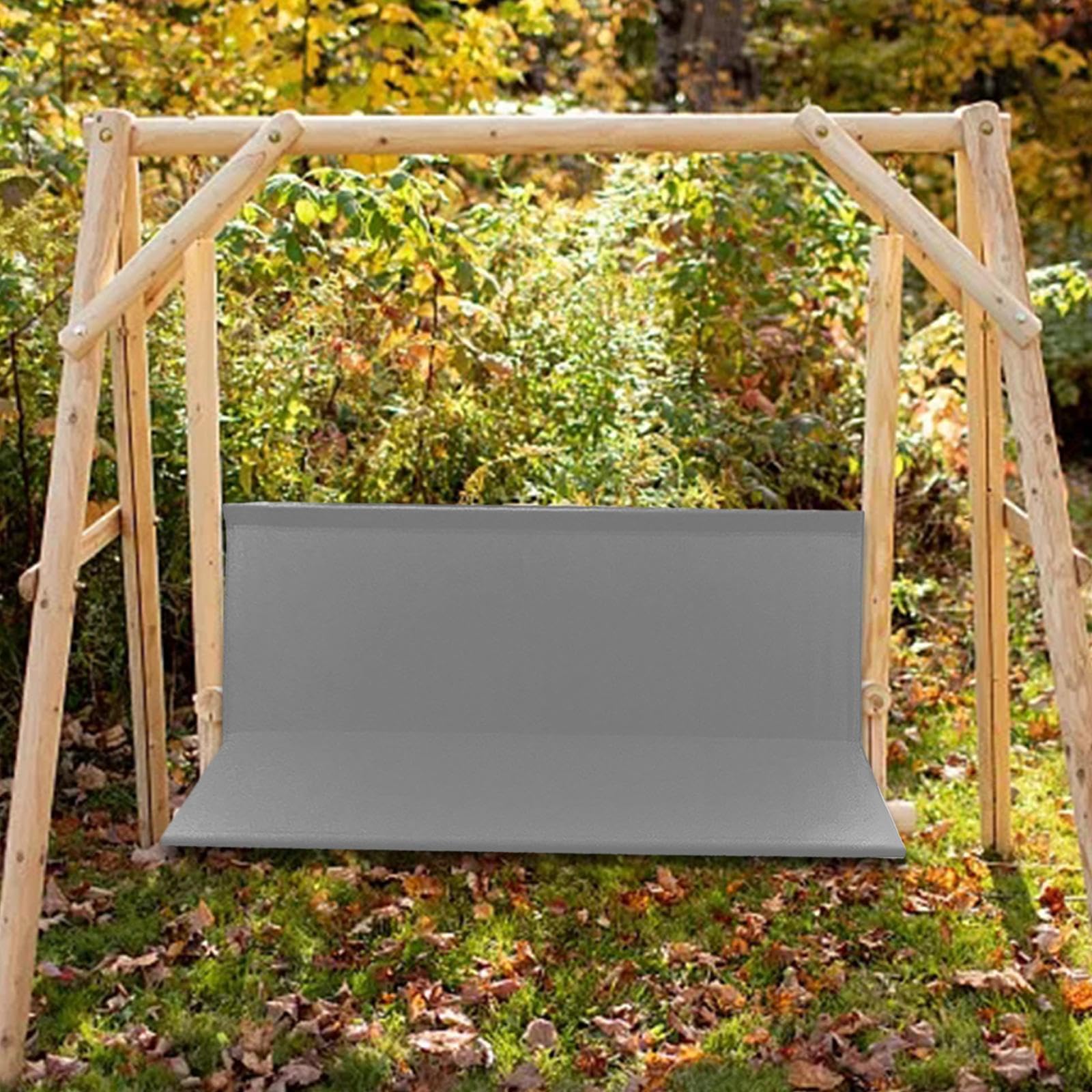 Housse de Siège pour Balancelle, Chaise Ou Banc, Facile à Utiliser, Housse de Rechange En Tissu 600D, Housse pour Balancelle de Jardin Extérieure pour, gris, 117cmx50cmx50cm