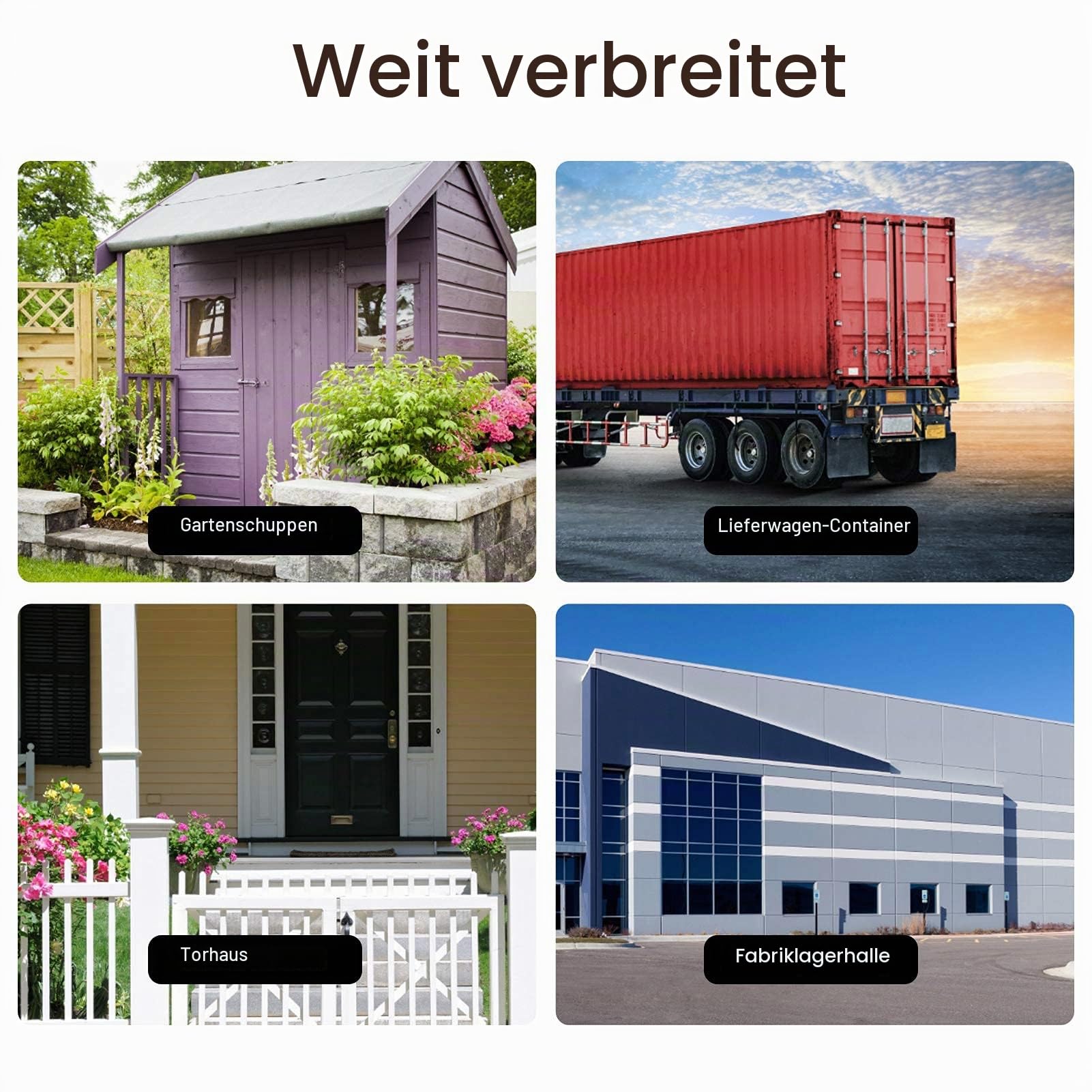 Vorhängeschloss mit 2 Schlüsseln und Befestigungsbolzen, 73mm dick gehärteter Stahl Rundbügelschloss Puck Schloss für LKW Tore und Automaten