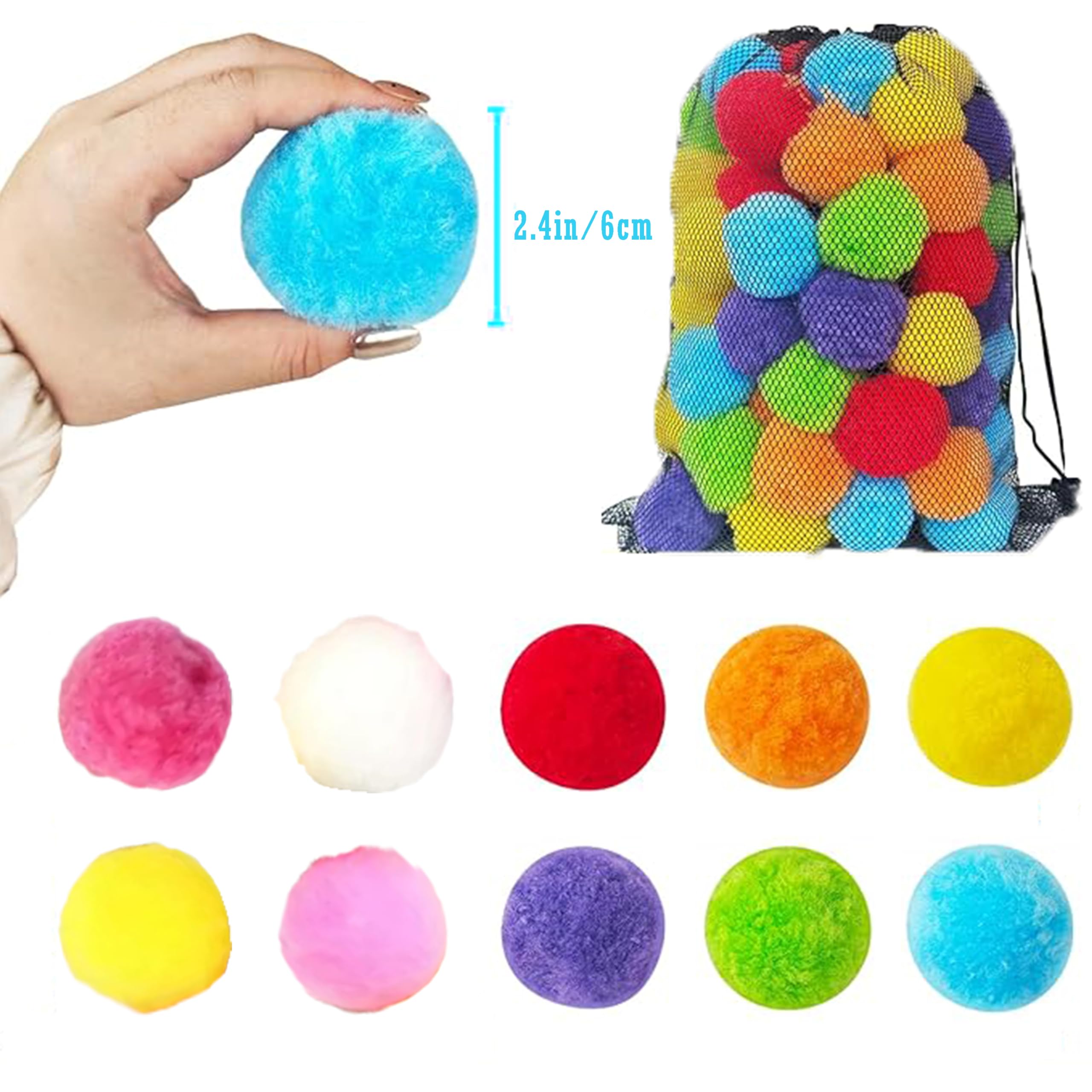 UOJYDL Reusable Water Balloons,Reusable Water Balloons for Outdoor Toy and Games, Water Toys for Kids and Adults Boys and Girls,Water Toys for Beach Pool Summer Fun Party (60pcs)