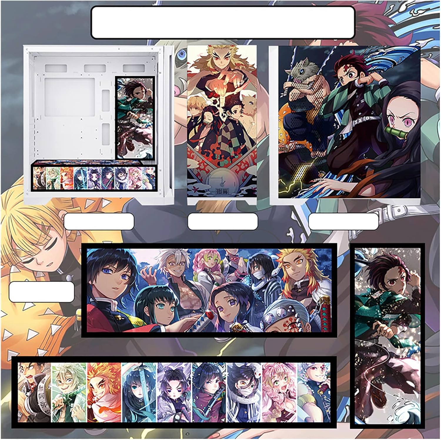 Gaming Case,MidTower PC Gaming Case EATX/ATX/MATX/ITX