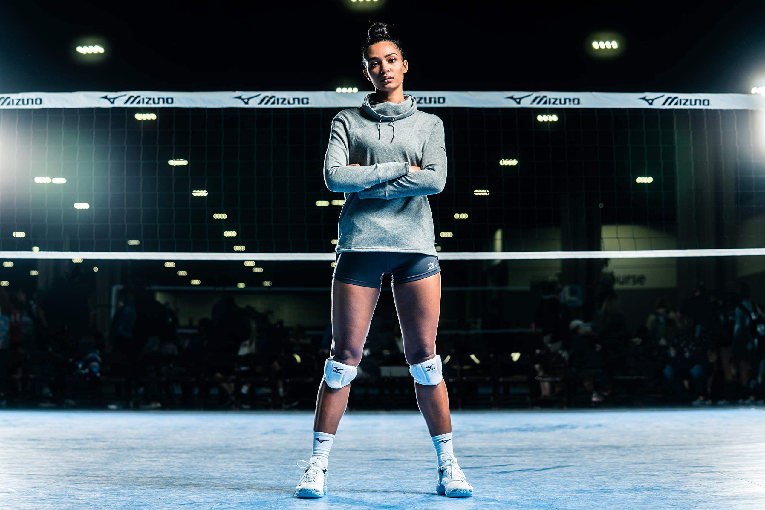 Mizuno Damska odzież wierzchnia AR FUNNEL NECK PULLOVER siatkówka