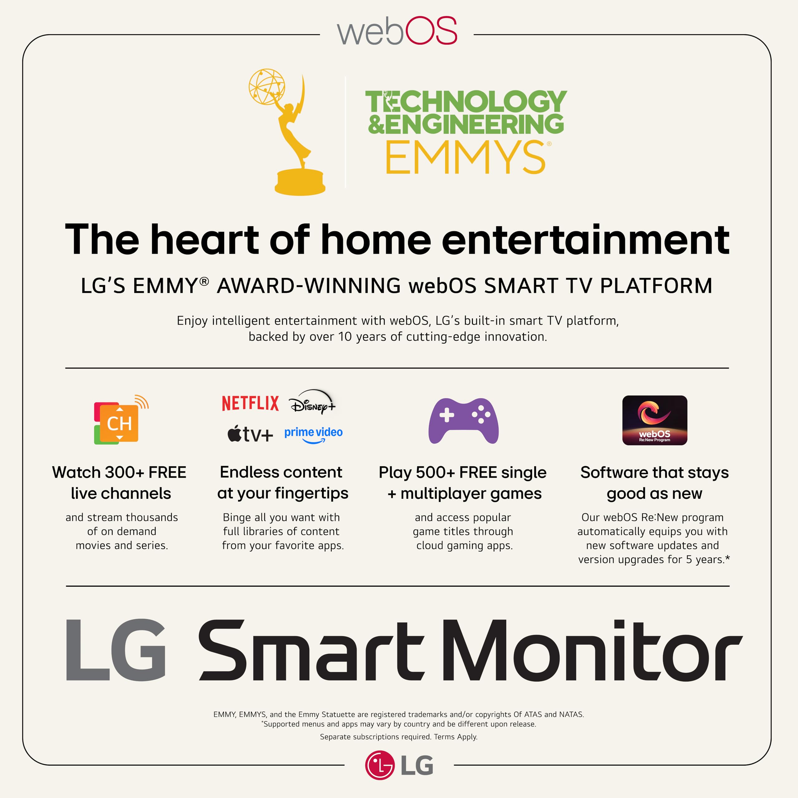 LG 27U730SA-W 27-Inch Smart 4K UHD (3840 x 2160) IPS Computer Monitor, HDR10, Built-in Speaker, Screen Share, Bluetooth, Remote Control, HDMI, USB Type-C PD 65W, Tilt/Height/Swivel/Pivot Stand, White — view 15