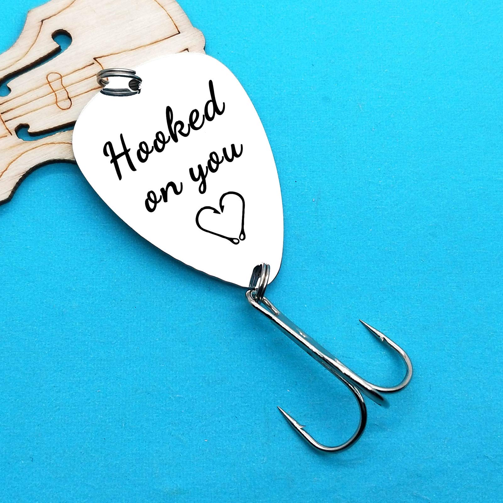 Amazon.com : Gifts for Boyfriend Husband Hooked on You Fishing Lures  Wedding Anniversary Fishing Gifts for Him Christmas Birthday Fathers Day  Valentines Day Gifts for Men : Sports & Outdoors