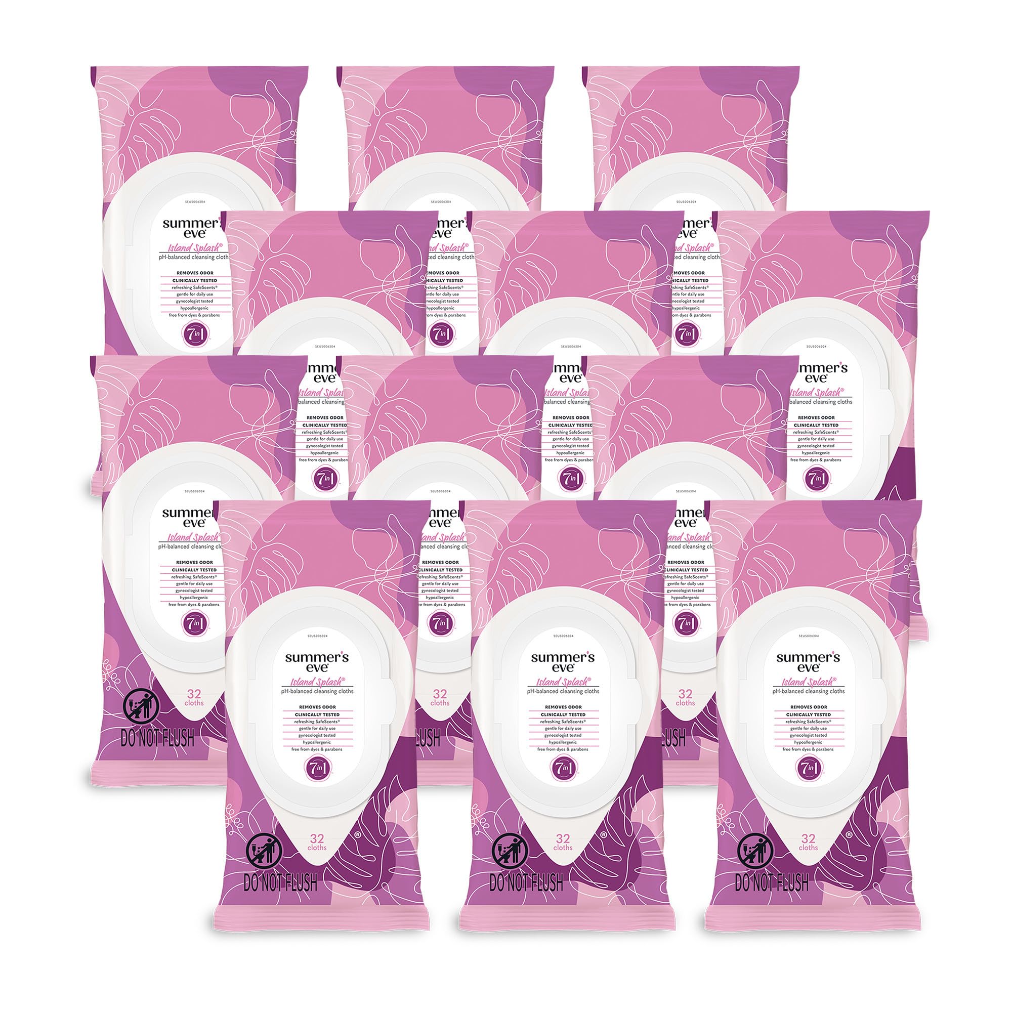 Summers Eve Feminine Wipes Island Splash Vaginal Wipes Feminine Care to Help Remove Vaginal Odor Gynecologist Tested 32
