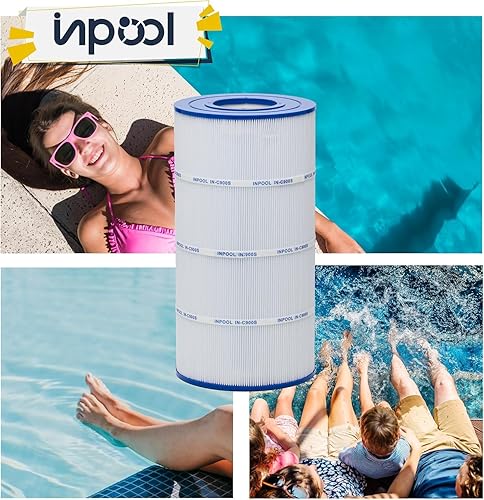 Miniatura 7 de Cartucho de filtro para piscina y spa, desnatador de piscina y clarificador de piscina para piscinas enterradas. Compatible con Hayward, Filbur