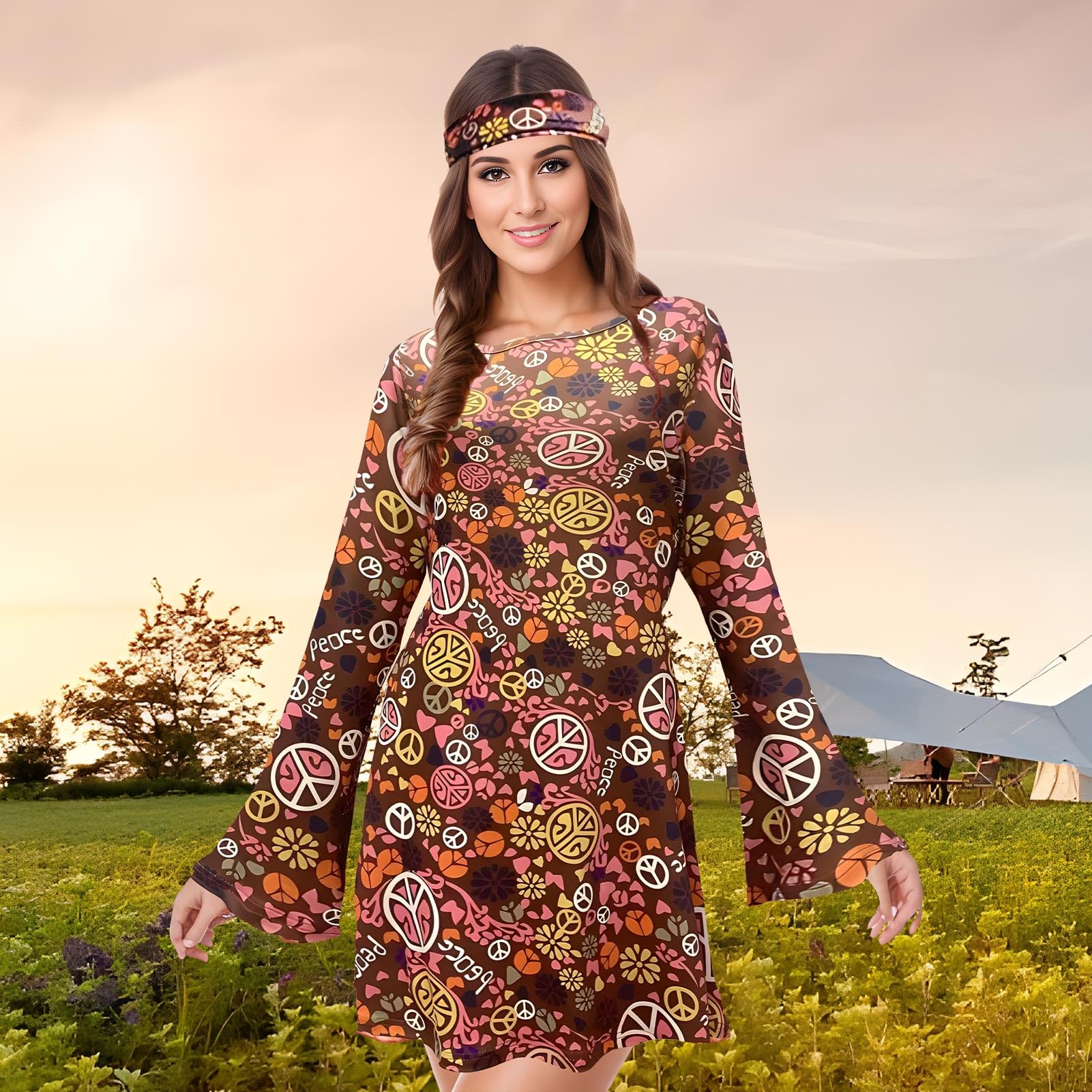 Blisscok Women's Hippie Dress Costume Accessories 60s 70s Outfit Women's Clothing Hippie Dress Fashion 70s Disco Outfit Women's 70s Fashion Women for Carnival Party (Khaki, XL) : Amazon.com.au: Toys & Games Blisscok Women's Hippie Dress Costume Accessories 60s 70s Outfit Women's Clothing Hippie Dress Fashion 70s Disco Outfit Women's 70s Fashion Women for Carnival Party (Khaki, XL) : Amazon.com.au: Toys & Games