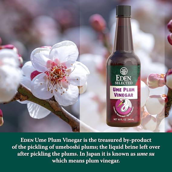 Eden Ume Plum Vinegar, Traditionally Made in Japan, 10 Fl Oz (Pack of 2)