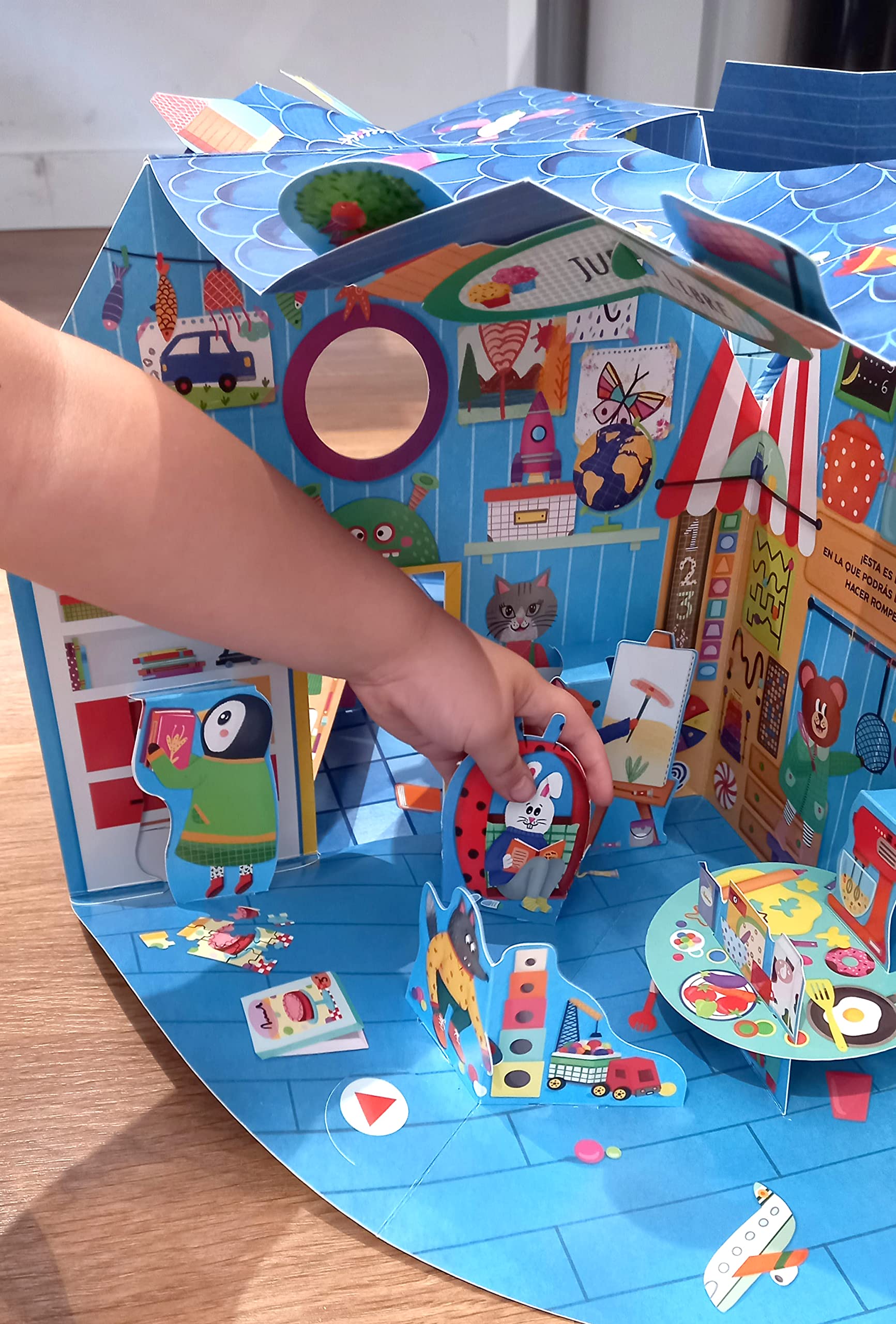 La meva escola: Espectacular llibre desplegable en 3D i 360º: 1 (Cartoné carrousel)