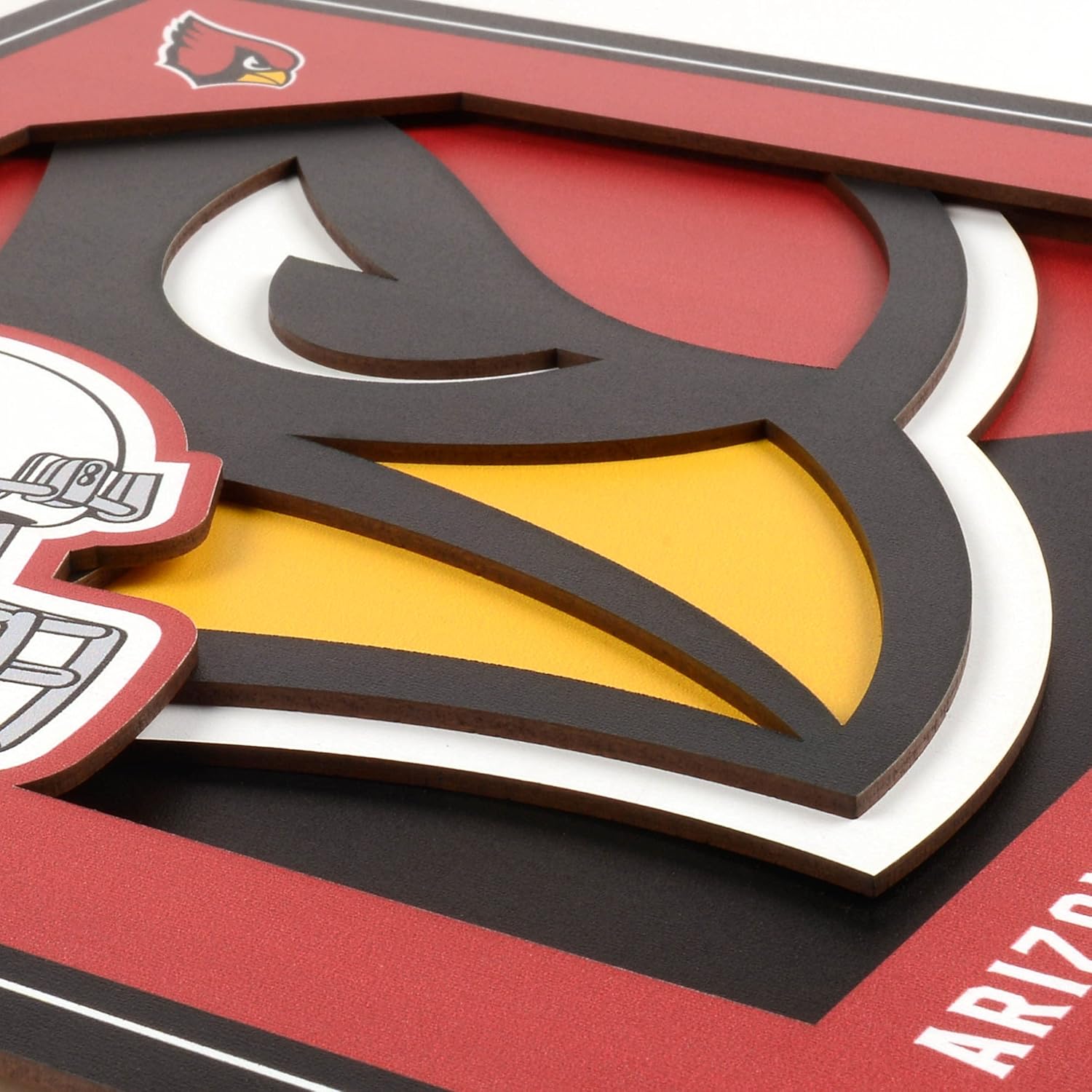 YouTheFan NFL Arizona Cardinals 3D Logo Series Wall Art - 12x12 : Sports & Outdoors
