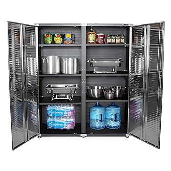 Amazon.com: Seville Classics UltraHD Solid Steel Lockable