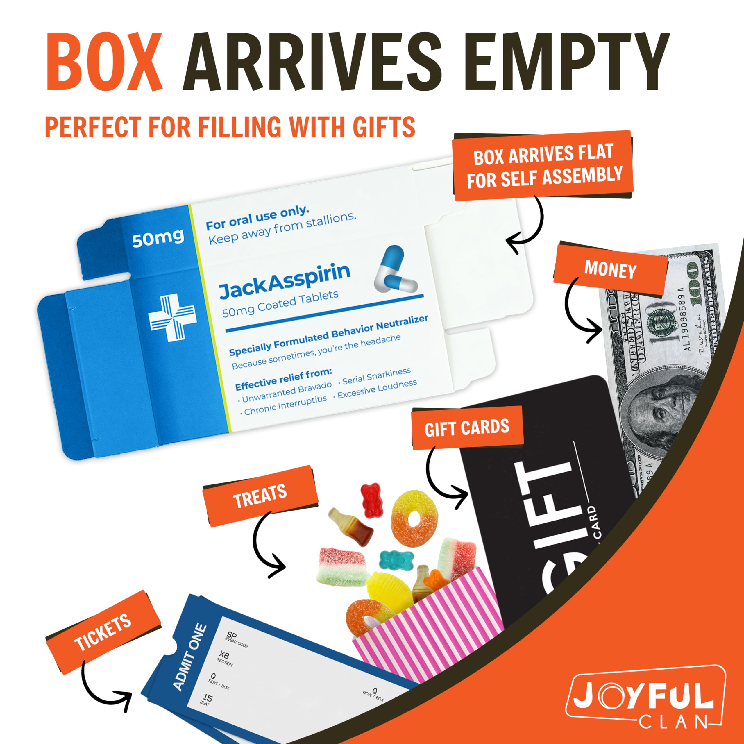 KadoBox - AntiOldGit - Joke Pill Box - Funny Gifts For Men, Gifts For - View #4