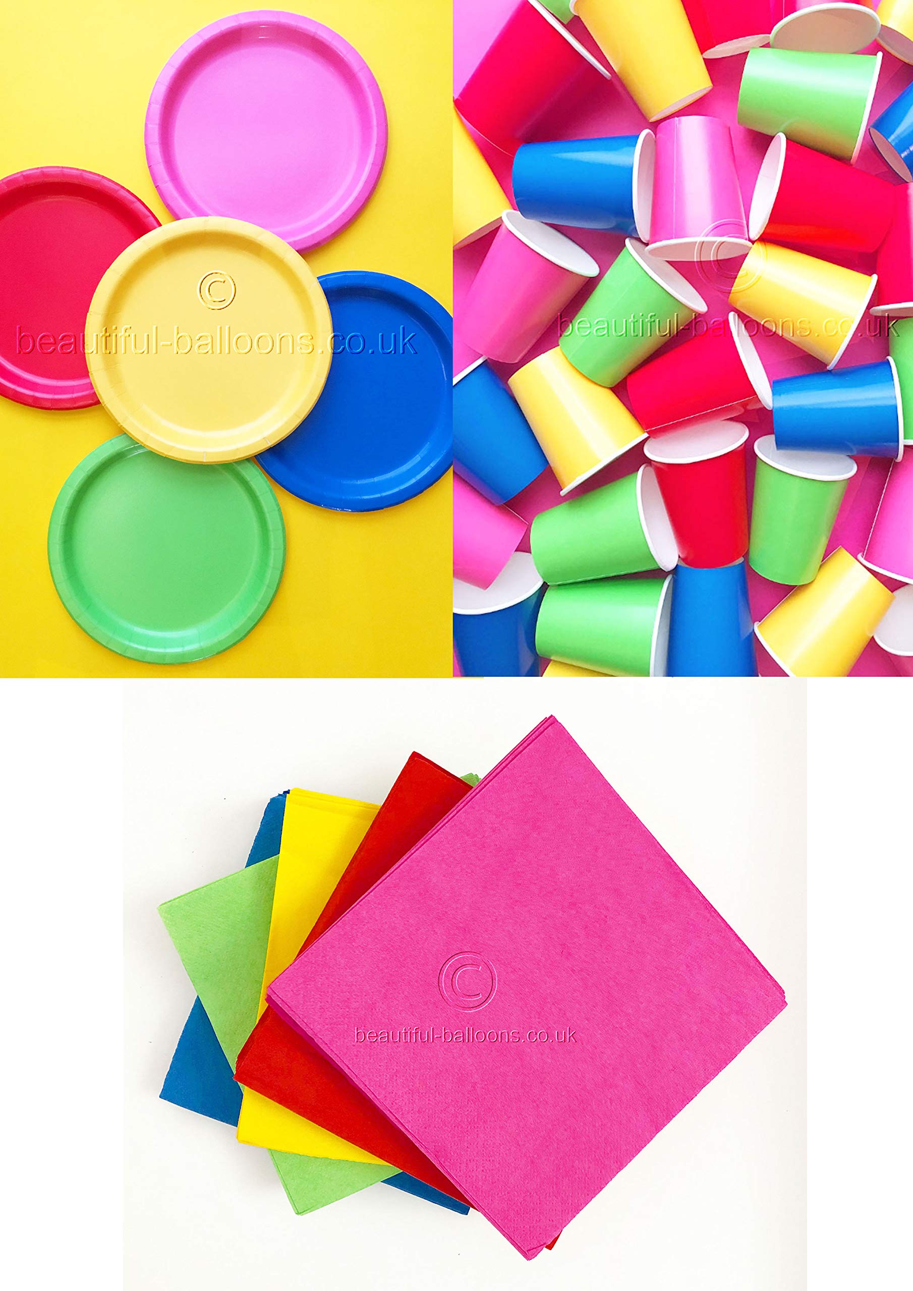 Kit de fête Beautiful Balloons vaisselle de table au design soigné - 7