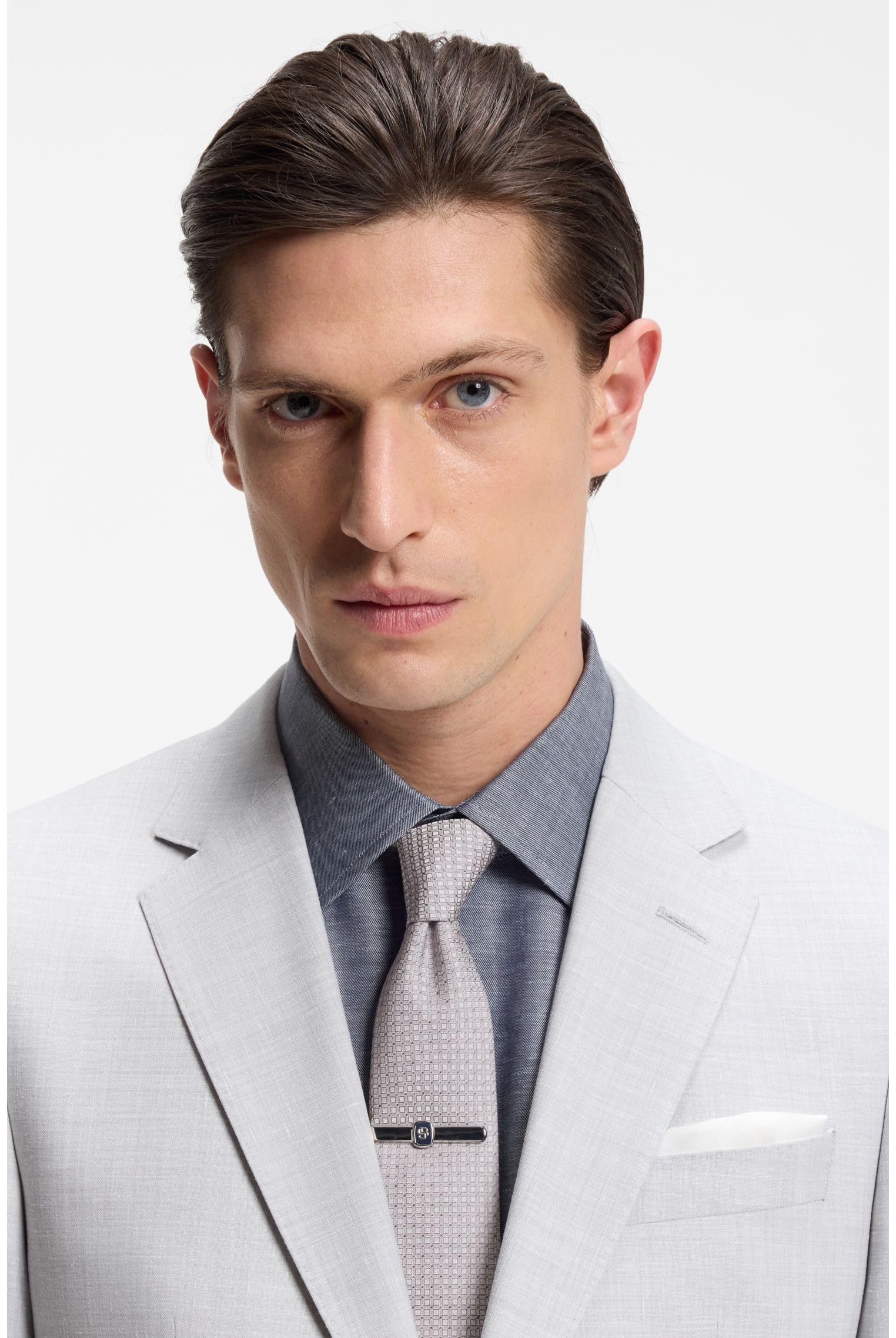 BOSS Krawatte Aus Seiden-mix Mit Jacquard-muster