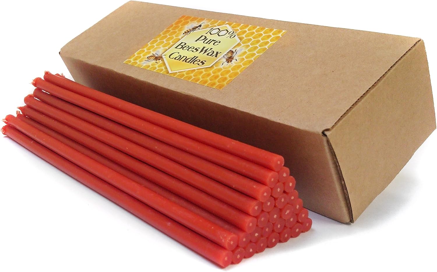 Natural Pure Beeswax Candles Organic Honey Eco Candles