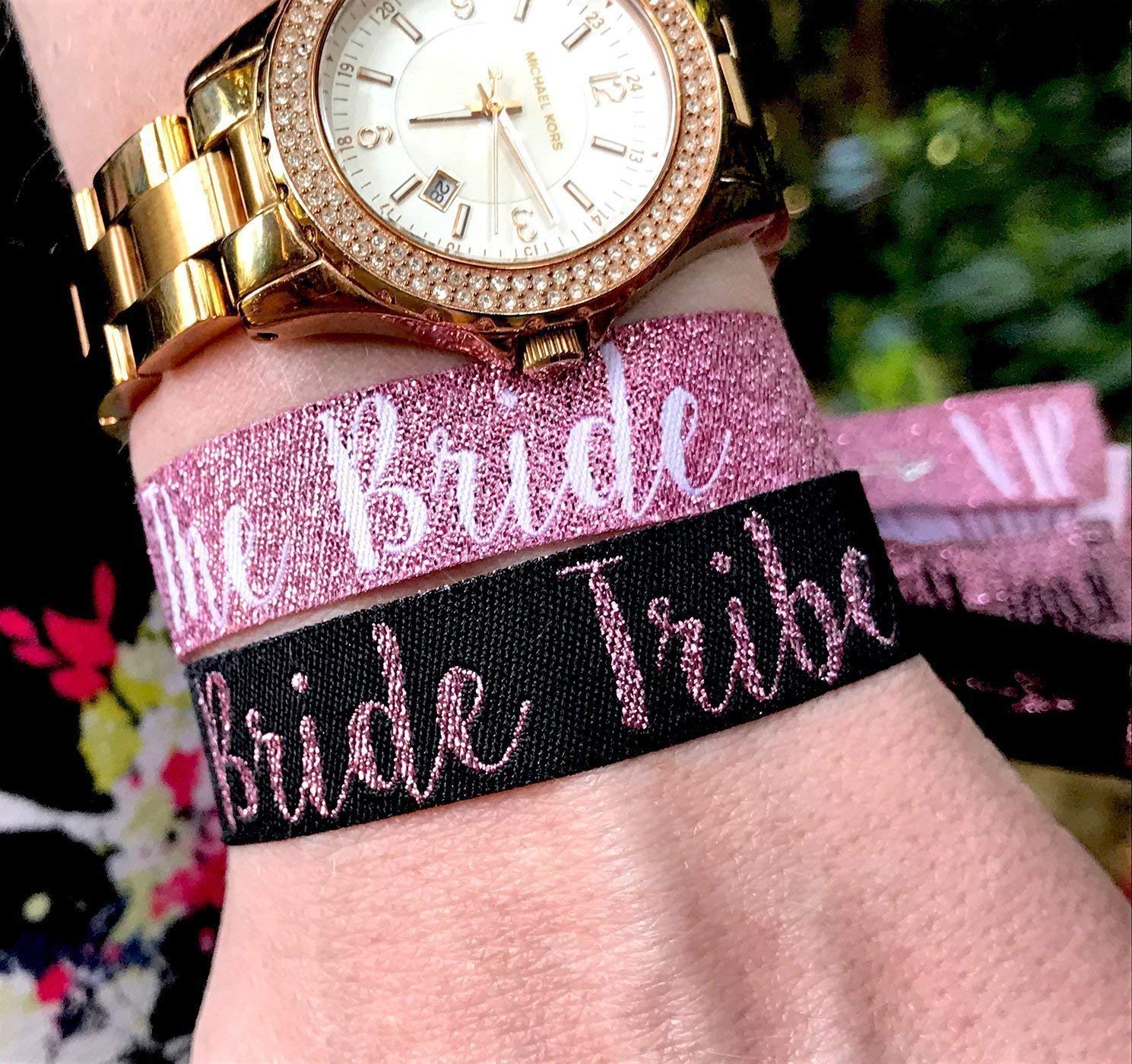 Bride Tribe Rose Gold Hen Party Wristbands Bachelorette Party