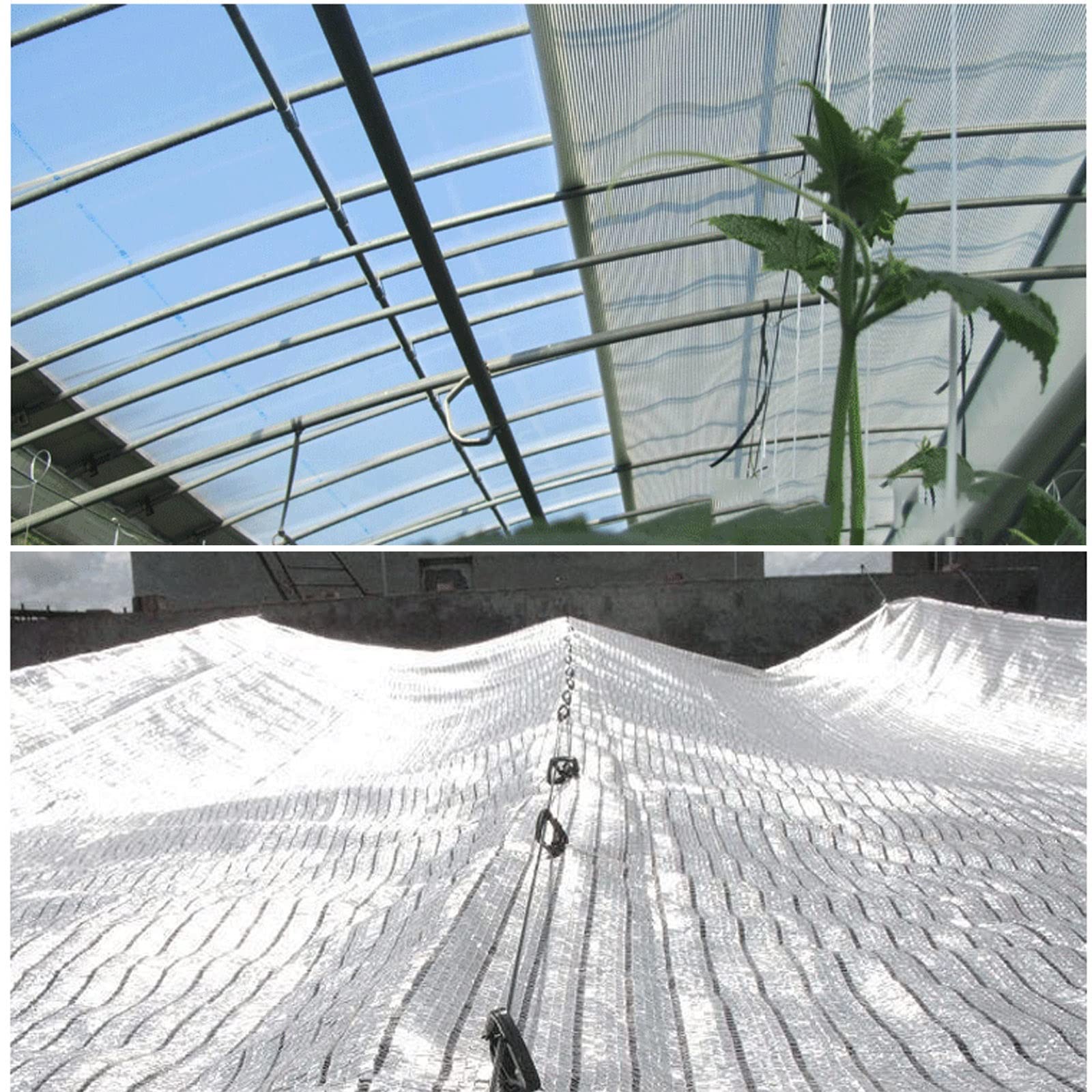 LIGUOYI Lámina De Aluminio Toldo Vela Rectángulo Resistente A La Rotura Toldo Vela Transpirable, 75% De Protección Rayos UV para Patio De Jardín Terraza Camping Multifunción Toldo