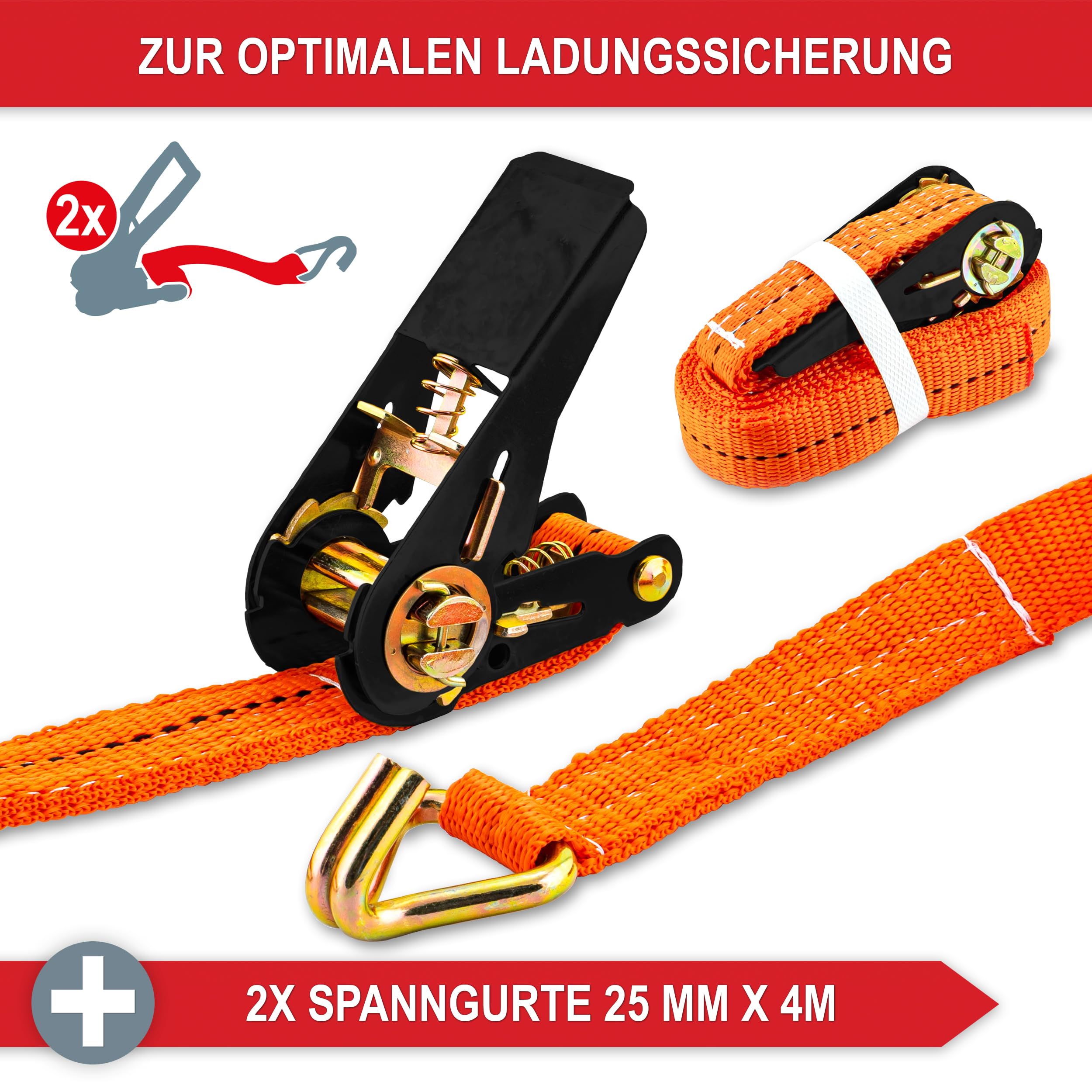 ONBEST Auffahrrampen 2x200 kg – 160 cm mit Spanngurten | 2 Auffahrschienen 22,5x160 cm für Anhänger und Auto – Laderampe in Silber inkl. 2 Spanngurte 25 mm x 4 m