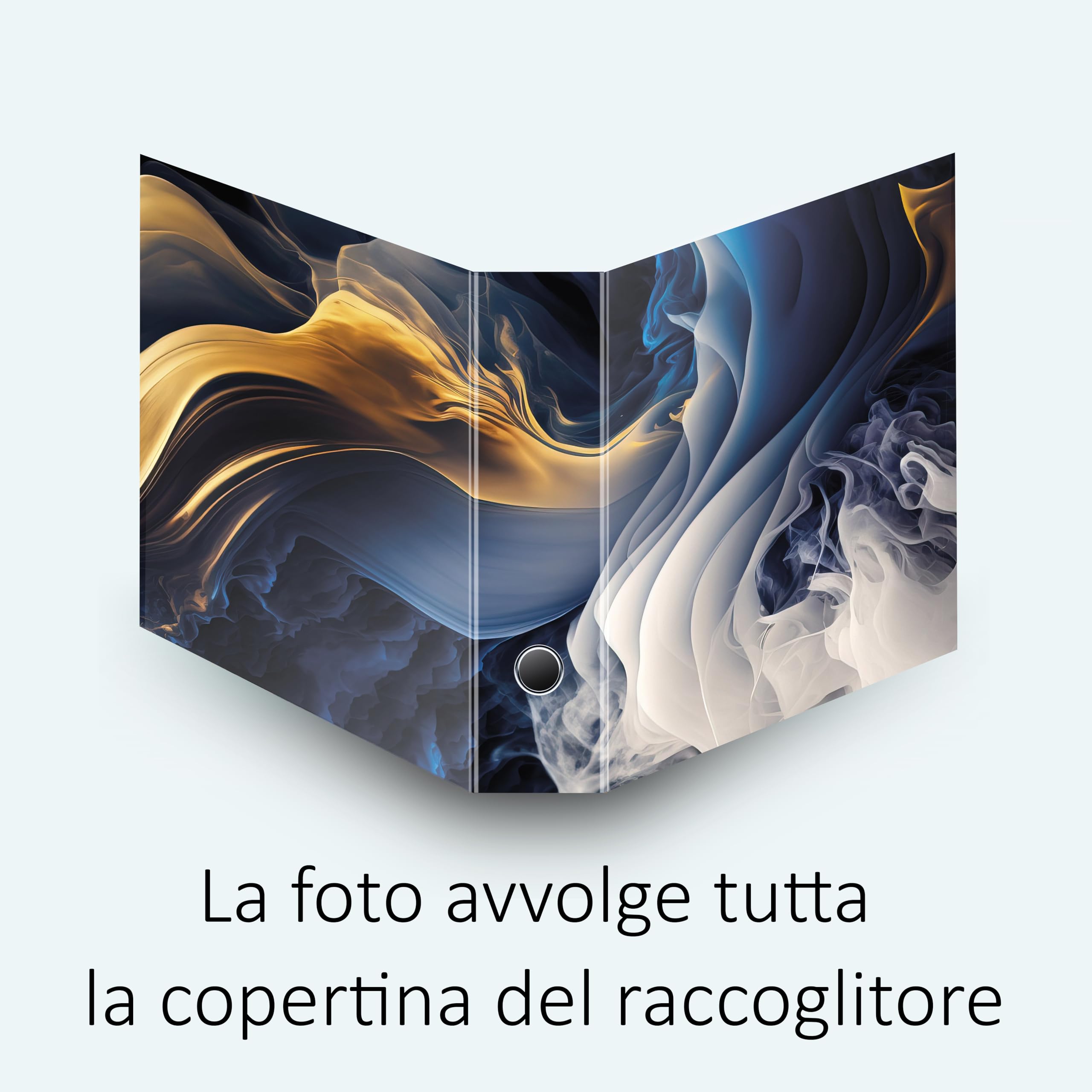 Set da 4 raccoglitori ad anelli MURALES ASTRATTO - Faldoni SHAREPRINTING (H31 con 4 anelli)