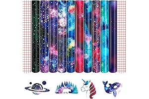 Tintnut Permanent Vinyl - 10 Sheets 12"x10": Embellish Your World with Color and Creativity