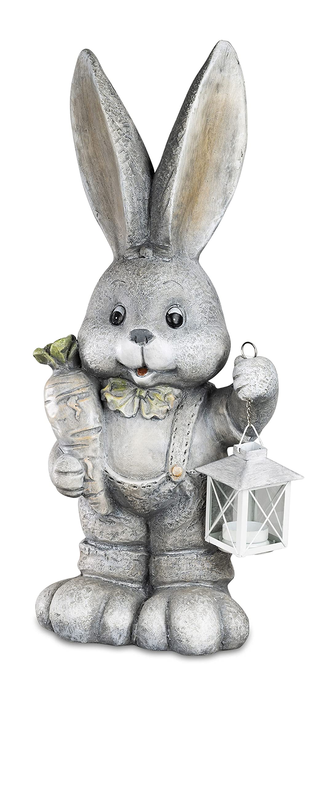 formano Deko-Figuren Tierfiguren Hase und Häsin stehend geben Nicht nur zu Ostern eine Gute Figur ab. Frühjahrsdeko Sommerdeko für Innen und Außen (Einzelfigur Hase, 54 cm)