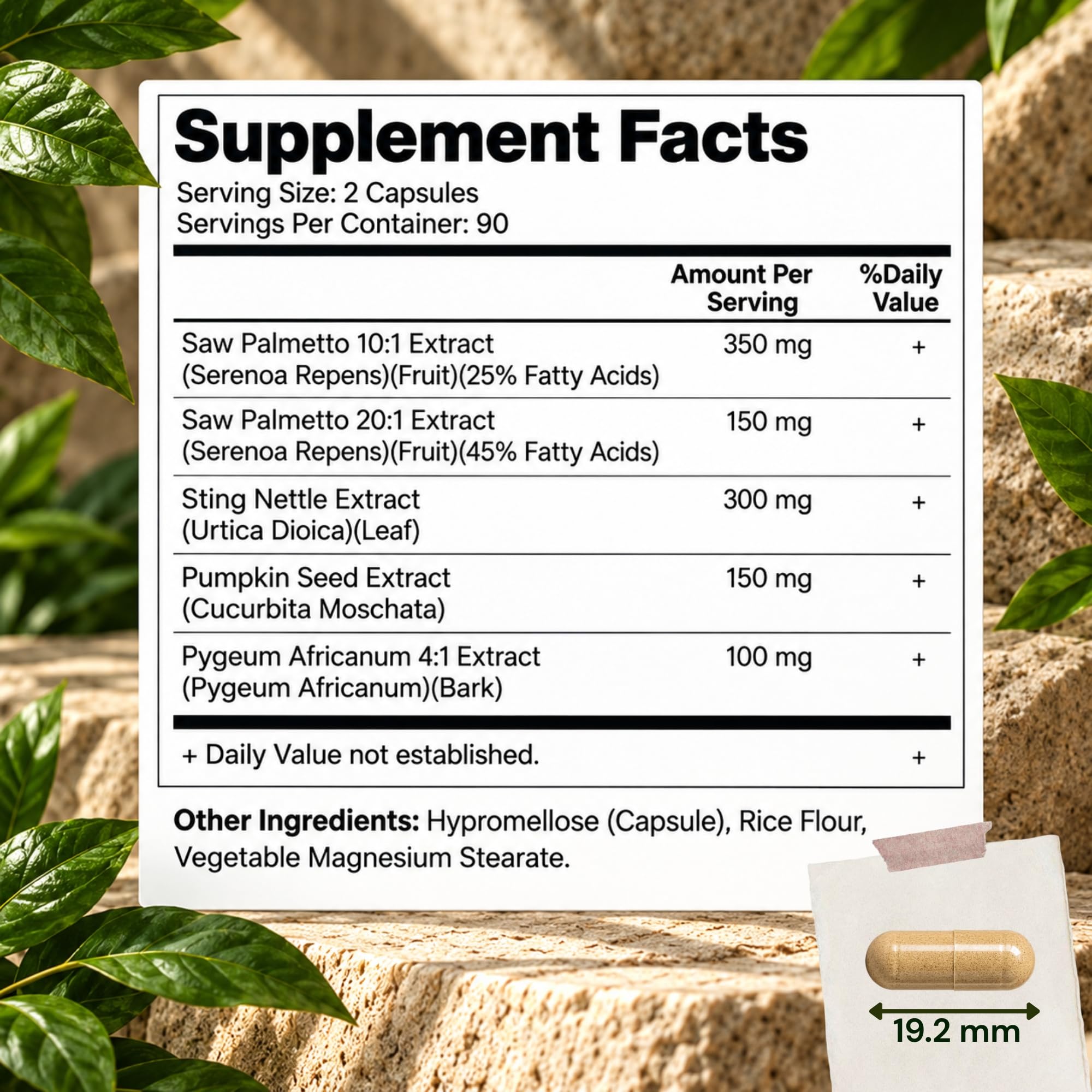 Vitamatic Saw Palmetto Extract 1050 mg, 180 Capsules, Made in USA — Amazon image 2