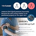 Omron HEM 7183T1 FLIN Upper Arm Automatic Blood Pressure Monitor with Bluetooth, IntelliWrap 360° Accuracy Cuff and Large Display gallery image