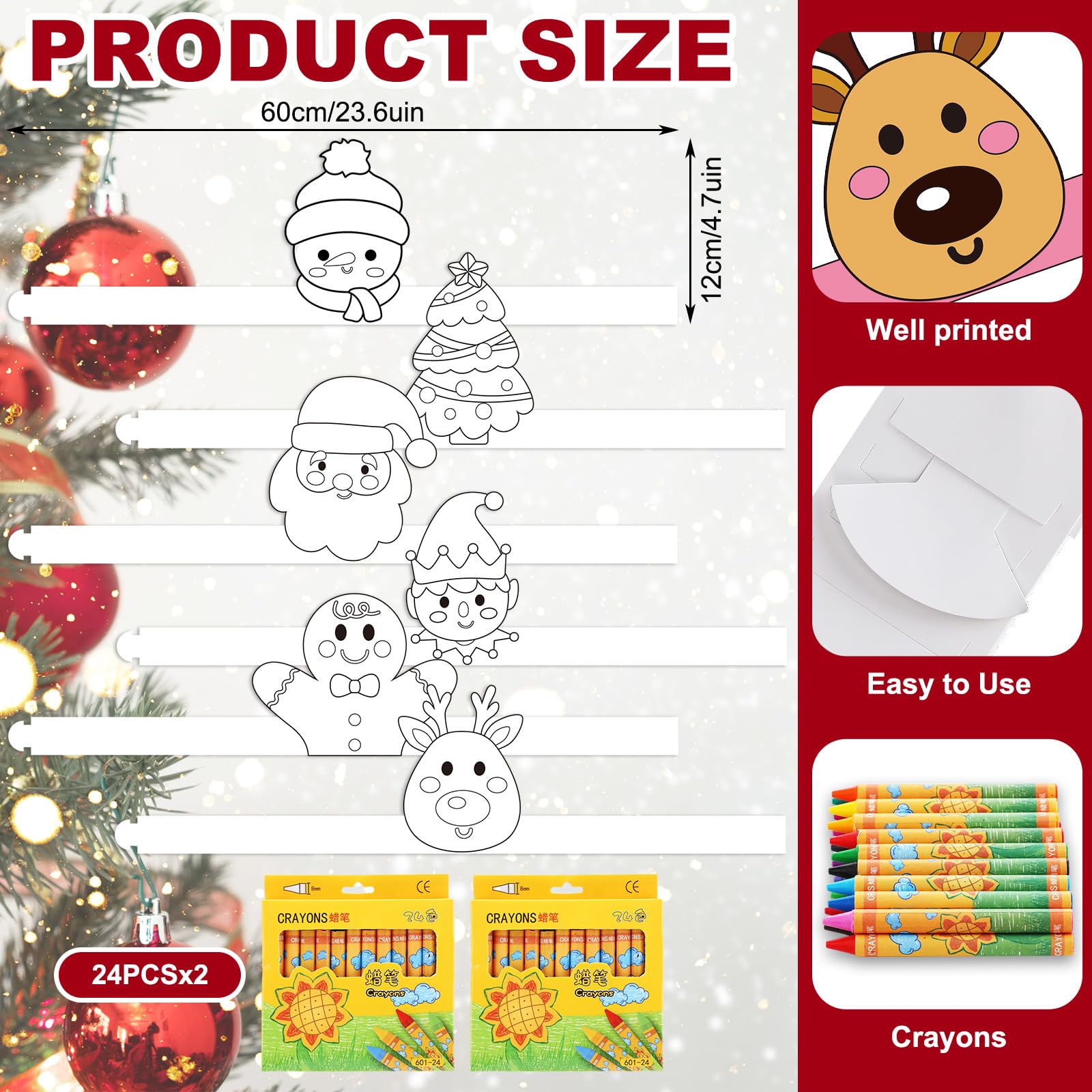 amazon-com-relithick-30-sets-christmas-craft-bulk-for-kids-coloring-crowns-with-crayon-adjustable-paper-headband-diy-christmas-headband-for-kids-xmas-school-home-party-supplies-toys-games for Free Printable Christmas Headband Craft Amazon.com: ReliThick 30 Sets Christmas Craft Bulk for Kids - Coloring Crowns with Crayon, Adjustable Paper Headband DIY Christmas Headband for Kids - Xmas School Home Party Supplies : Toys & Games for Free Printable Christmas Headband Craft