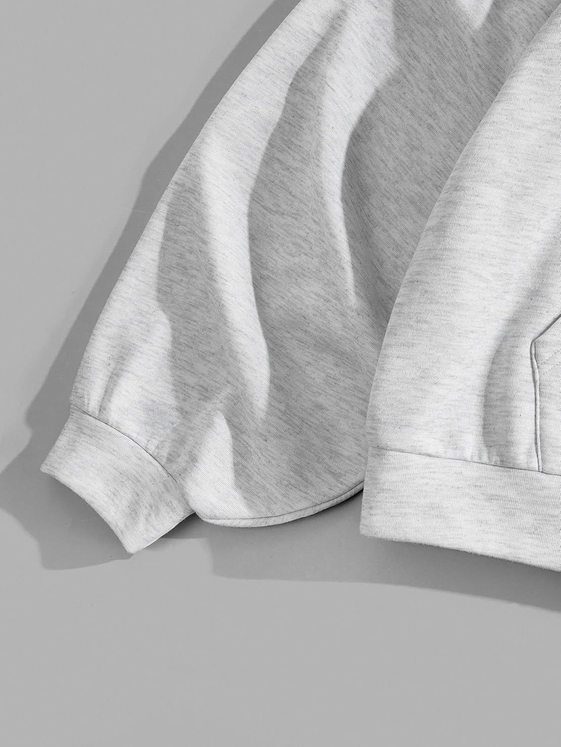 SHENHE Men's Oversized Hoodies Y2K Heavy Weighted Hoodie Long Sleeve Drop Shoulder Sweatshirt Casual Pullover - Image 4