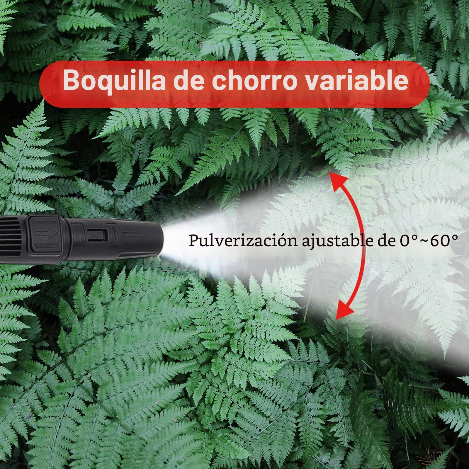Pistola pulverizadora de Repuesto con Lanza de Chorro, Compatible con Algunas lavadoras a presión Black & Decker, Annovi Reverberi AR, Bosch, Makita, Michelin,