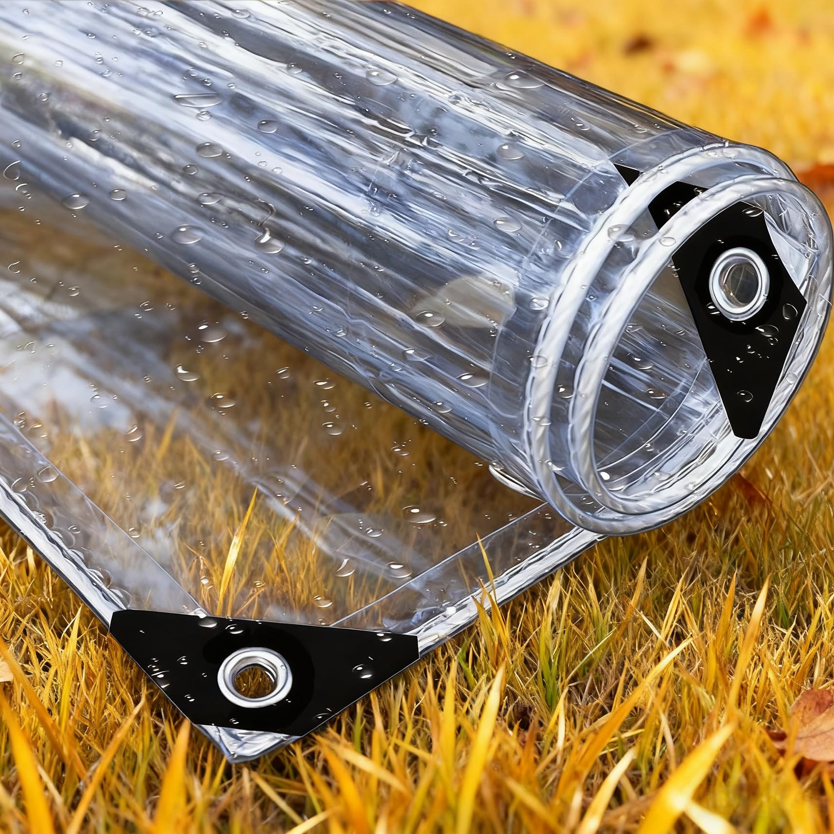 Lona impermeable transparente de 90 x 310 cm para proteger el invernadero de la lluvia