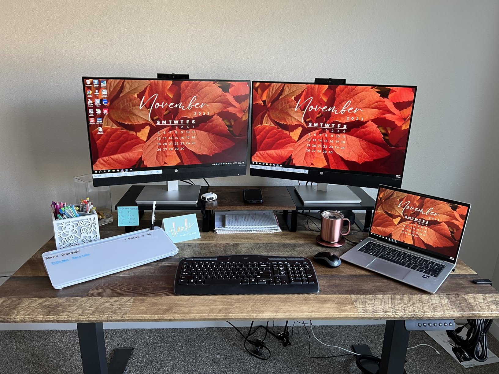$4/mo - Finance Ursetup Dual Monitor Stand Riser with 3 in 1 Magnetic ...