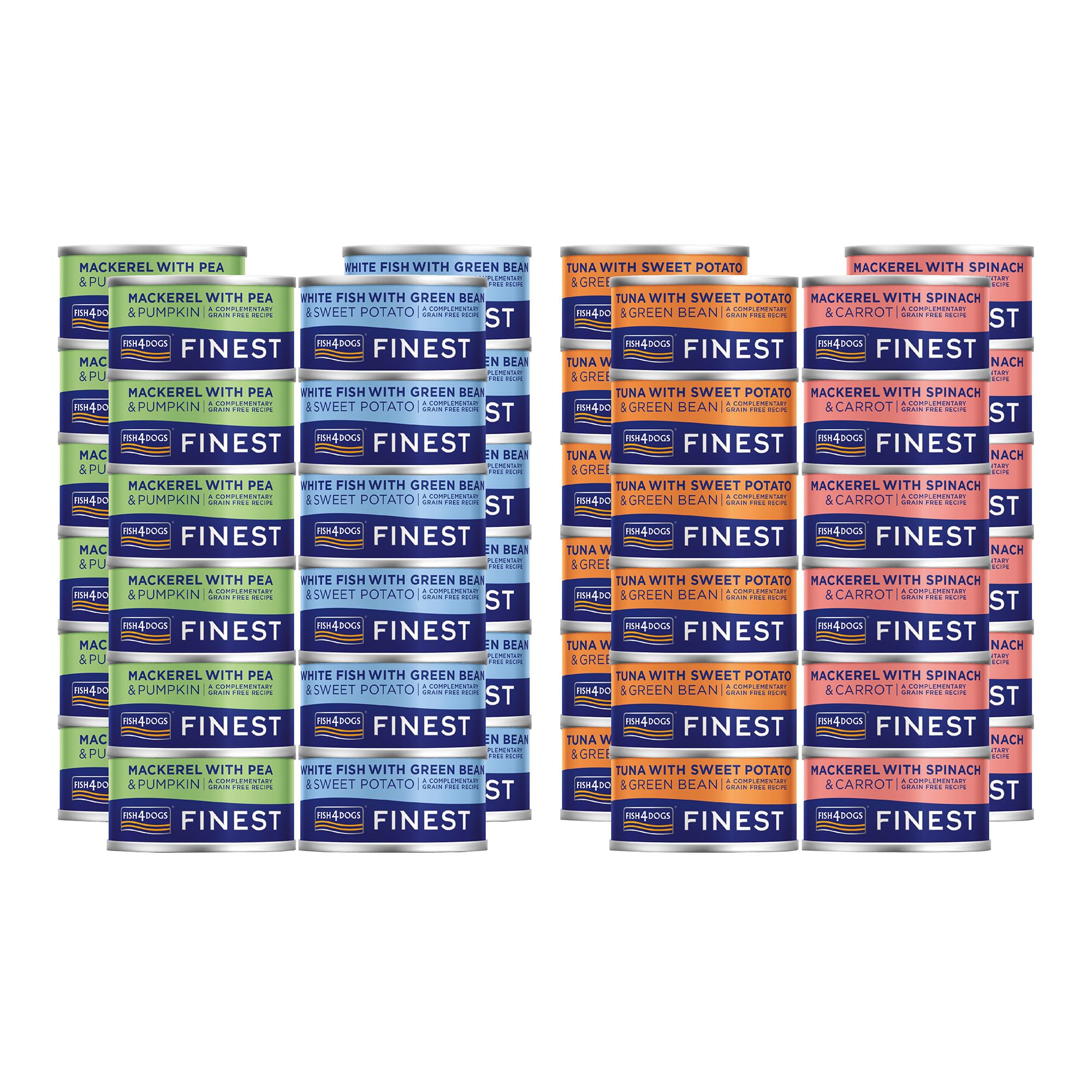 Fish4Dogs Complementary Wet Dog Food Topper Multi Pack (48 Tins)