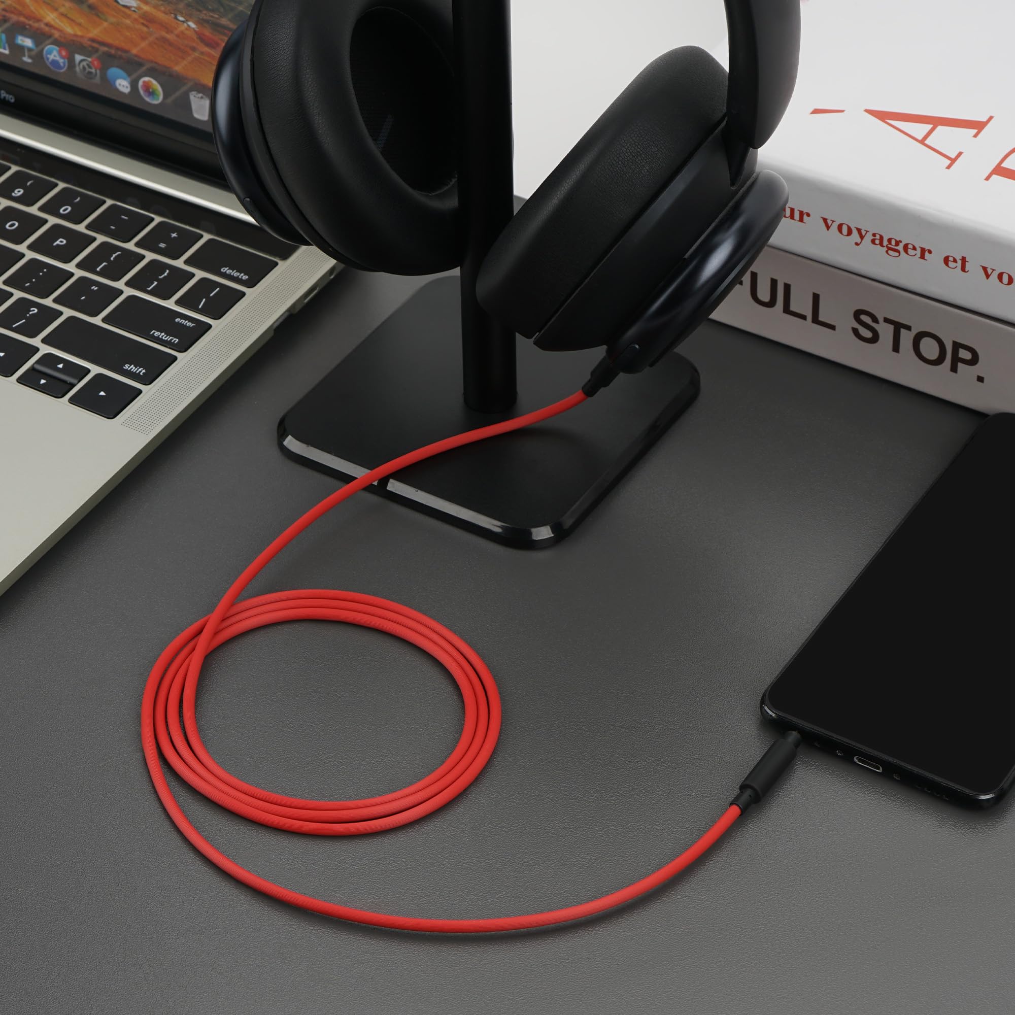 Anker soundcore Space One Pro +ケーブル Geekria Audio Cable Compatible with Anker Soundcore Space One Pro