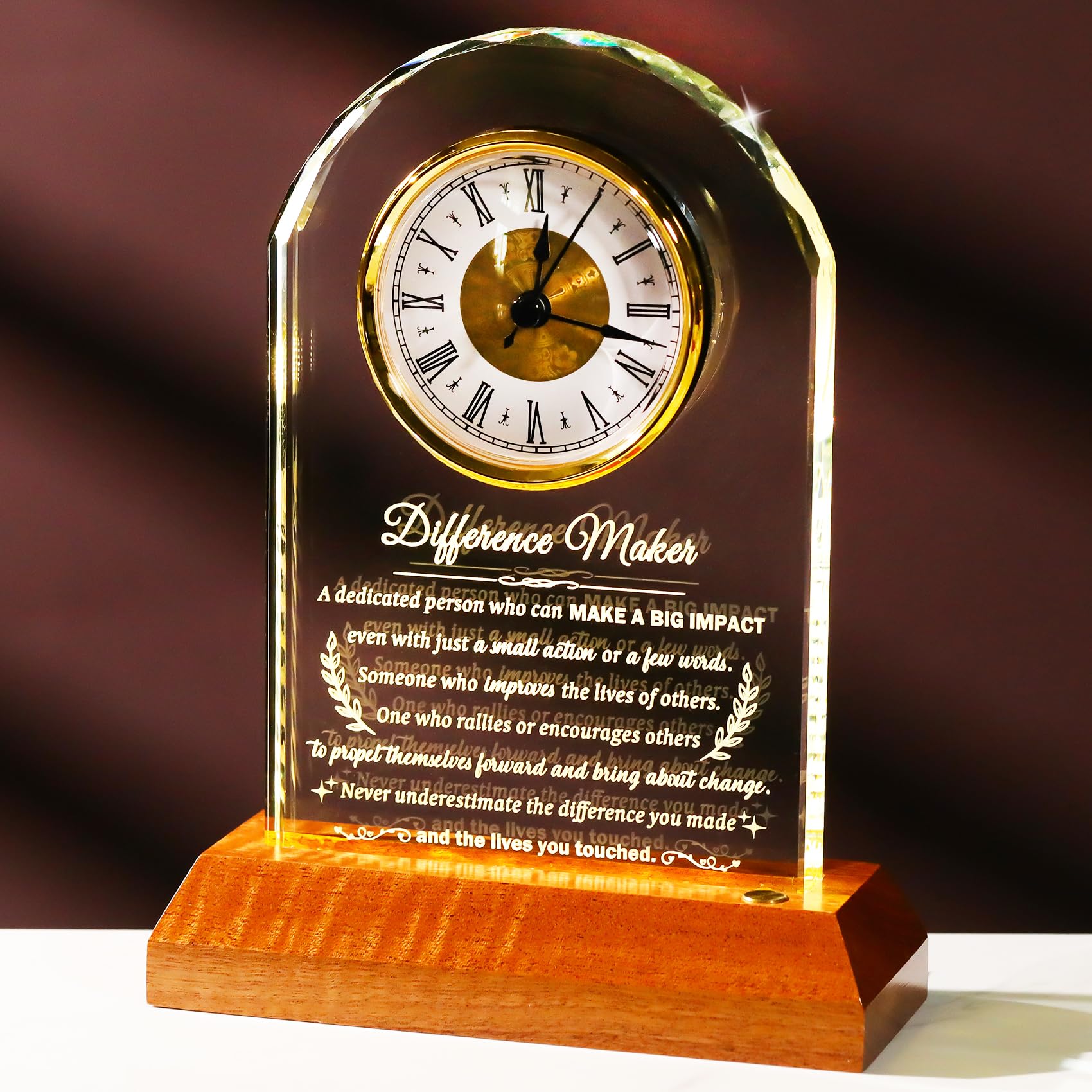 Arikyrist Difference Maker Glass Clock