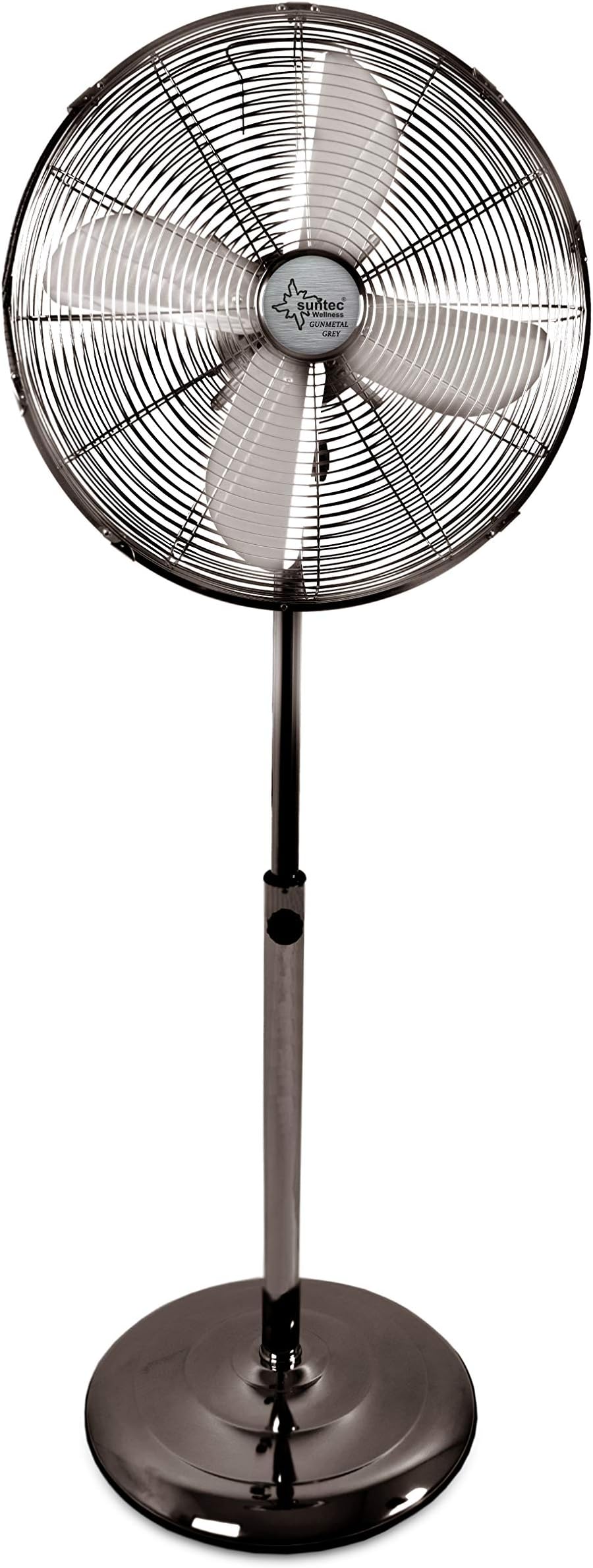 Suntec CoolBreeze 4.000 SVM Wellness Stand Fan Gunmetal Grey 40 cm Blades Diameter/3 Height Settings, Oscillating, 80 W)