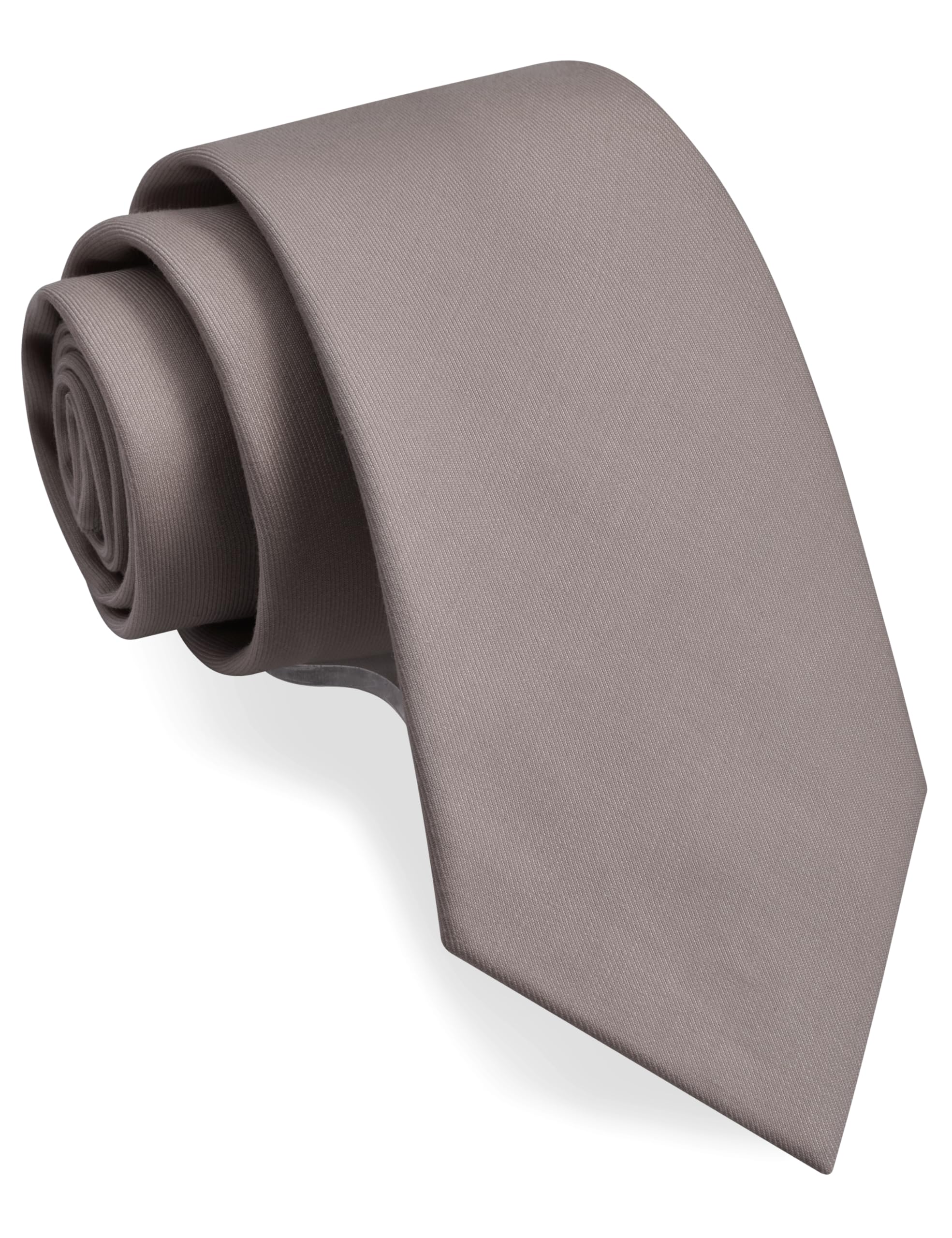 GUSLESON 3.15"（8cm） Solid Necktie Tartan Woven TR Material Tie + Gift Box
