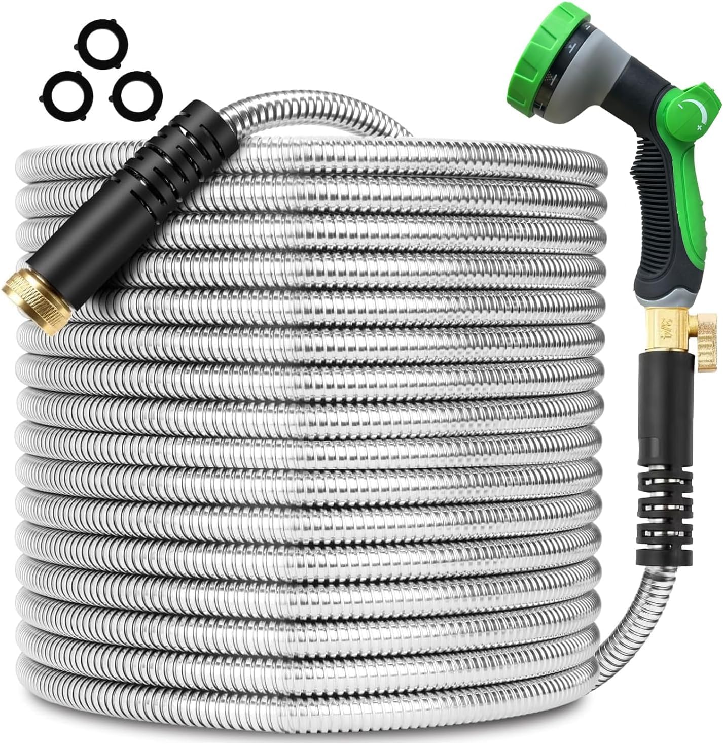 Celiamusing 150FT Metal Garden Hose