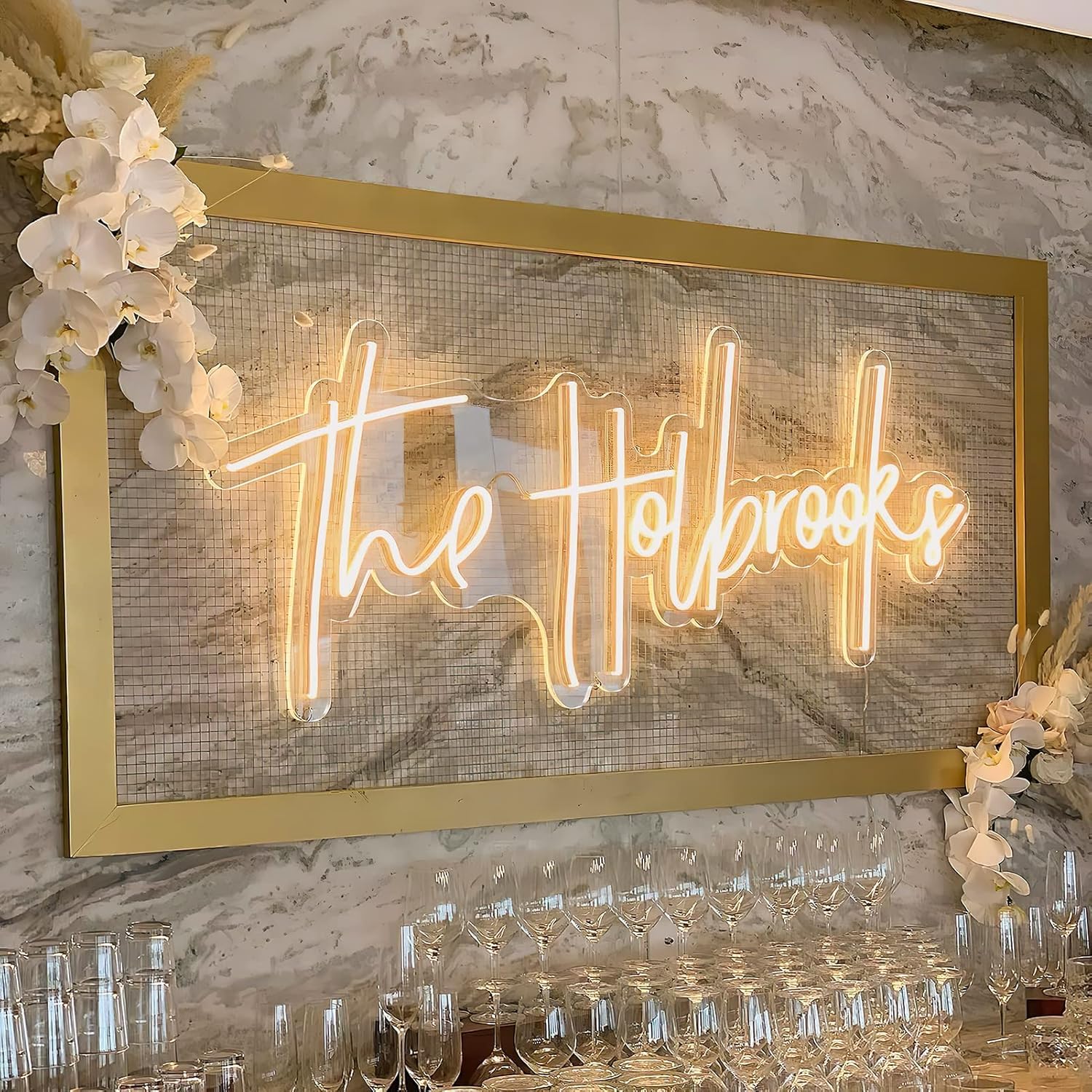 Custom Neon Signs – Personalized LED Neon Lights for Weddings, Customizable Neon Name Sign for Bedroom, Business Logos, Birthday Parties & Holiday Gifts