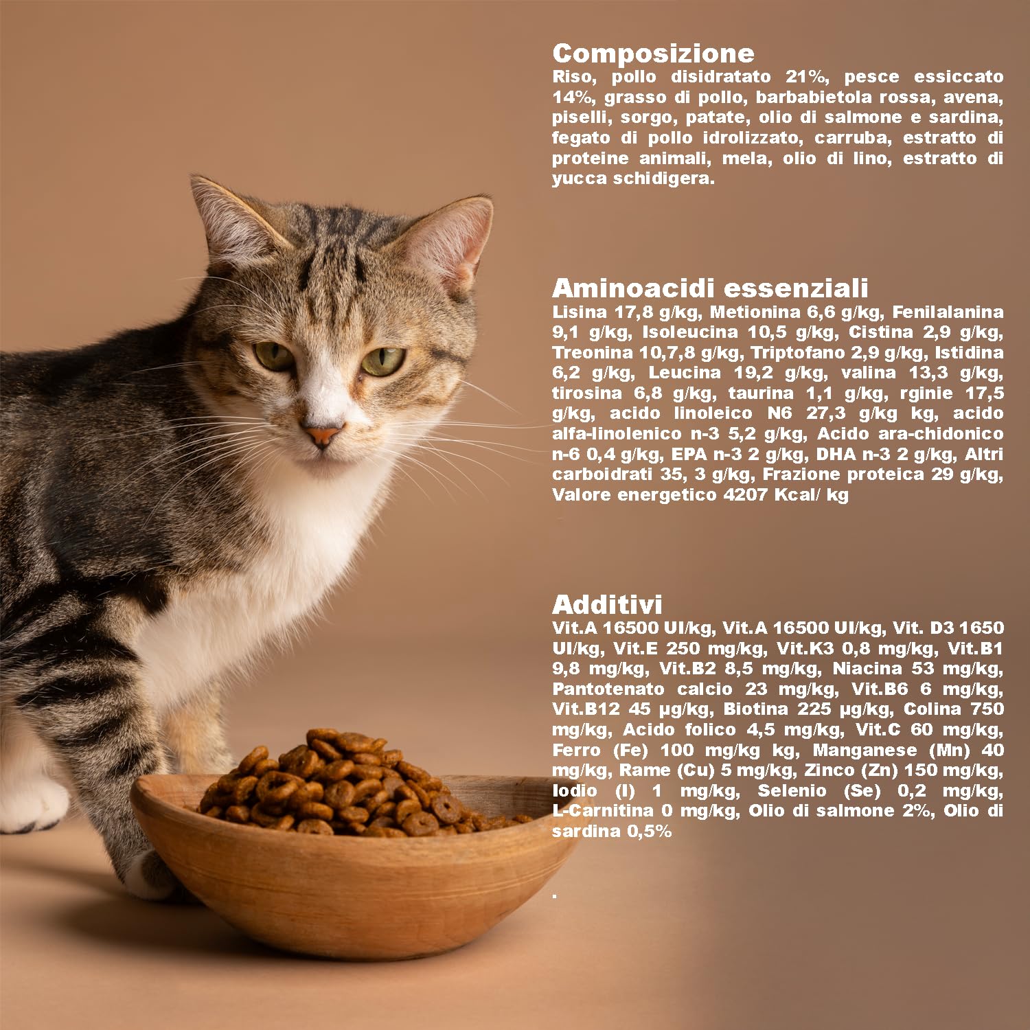 GREENHEART-PREMIUMS | Crocchette per gatti anziani | SENIOR CON PESCE E RISO | Senza Glutine | Prodotto Premium | 100% Ingredienti Naturali | Senza Coloranti Aromi e Antiossidanti Chimici (1,5 kg)