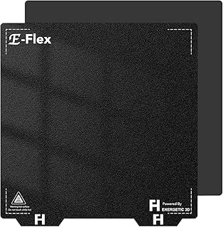 Upgraded T-PEI+ 310x320mm Double Textured PEI Sheet Spring Steel Build Plate with Thicker Magntic Base for CR 10S Pro V2 3D Printer.